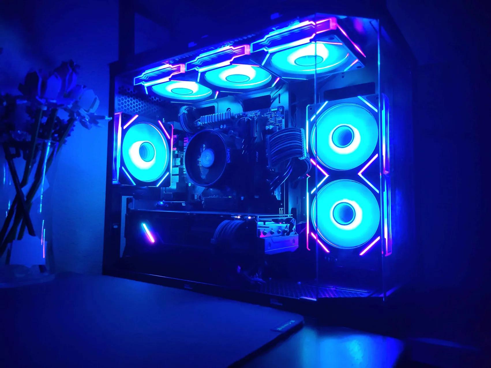 ⚫ Lunar Veil ⚪ | RYZEN 5 + RX 5700XT Gaming PC