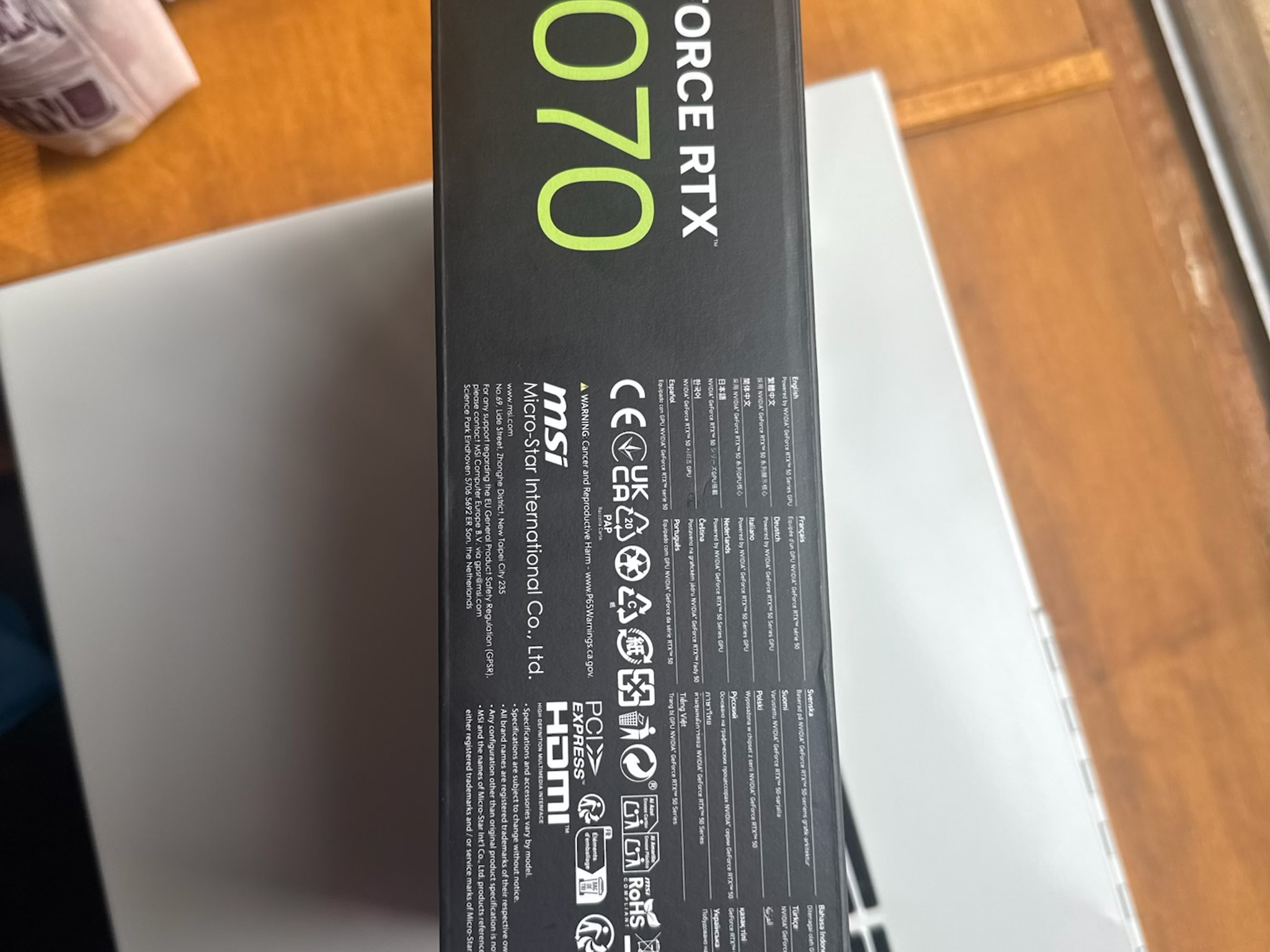 MSI GeForce RTX 5070 12G SHADOW 2X OC