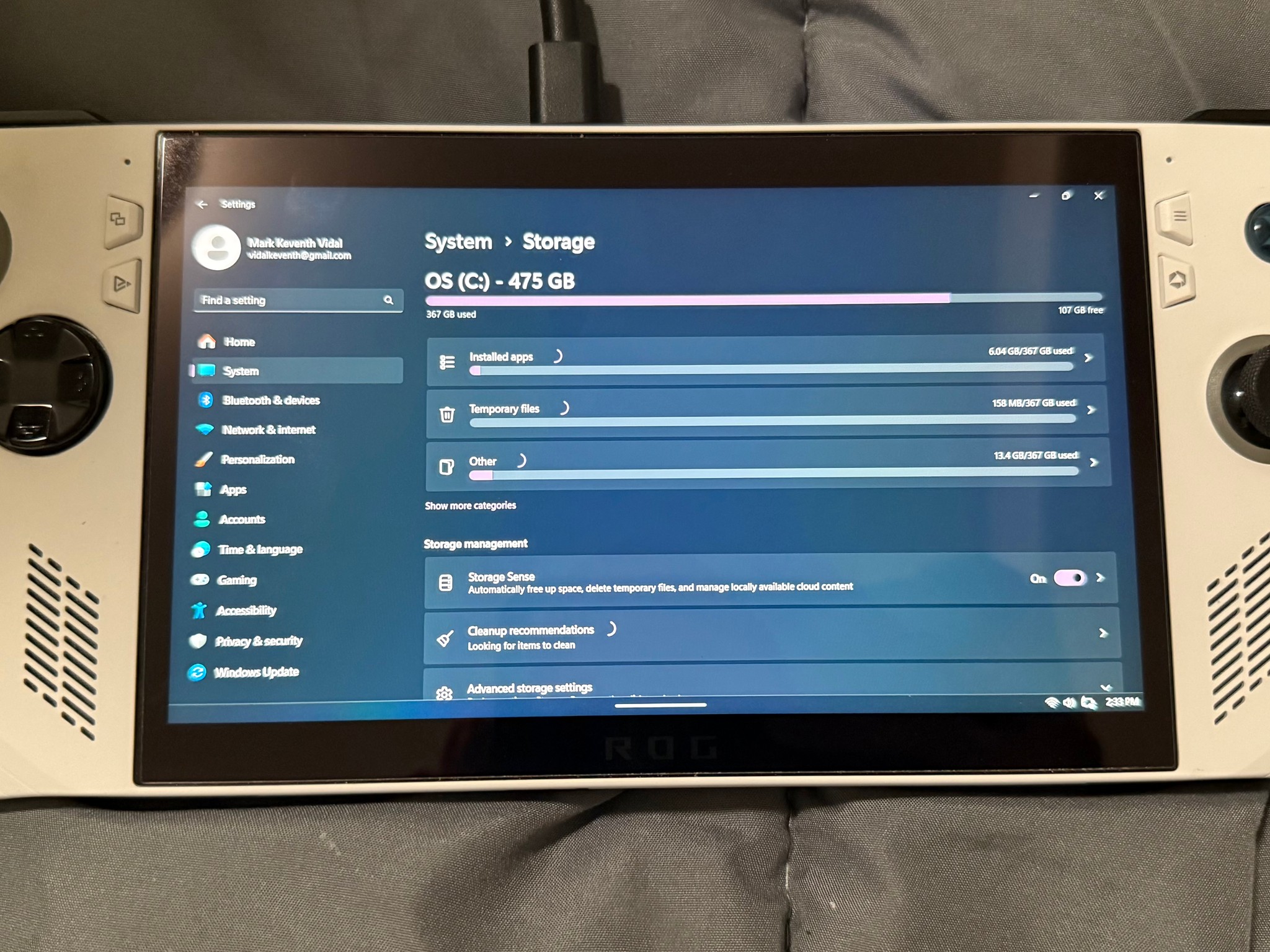 Rog ally 7 amd ryzen z1 extreme