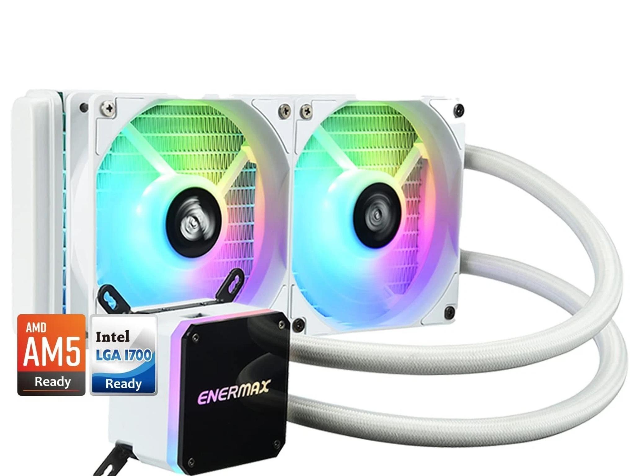 Enermax Liqmax III 240 White A-RGB AIO CPU Liquid Cooler (NEW)