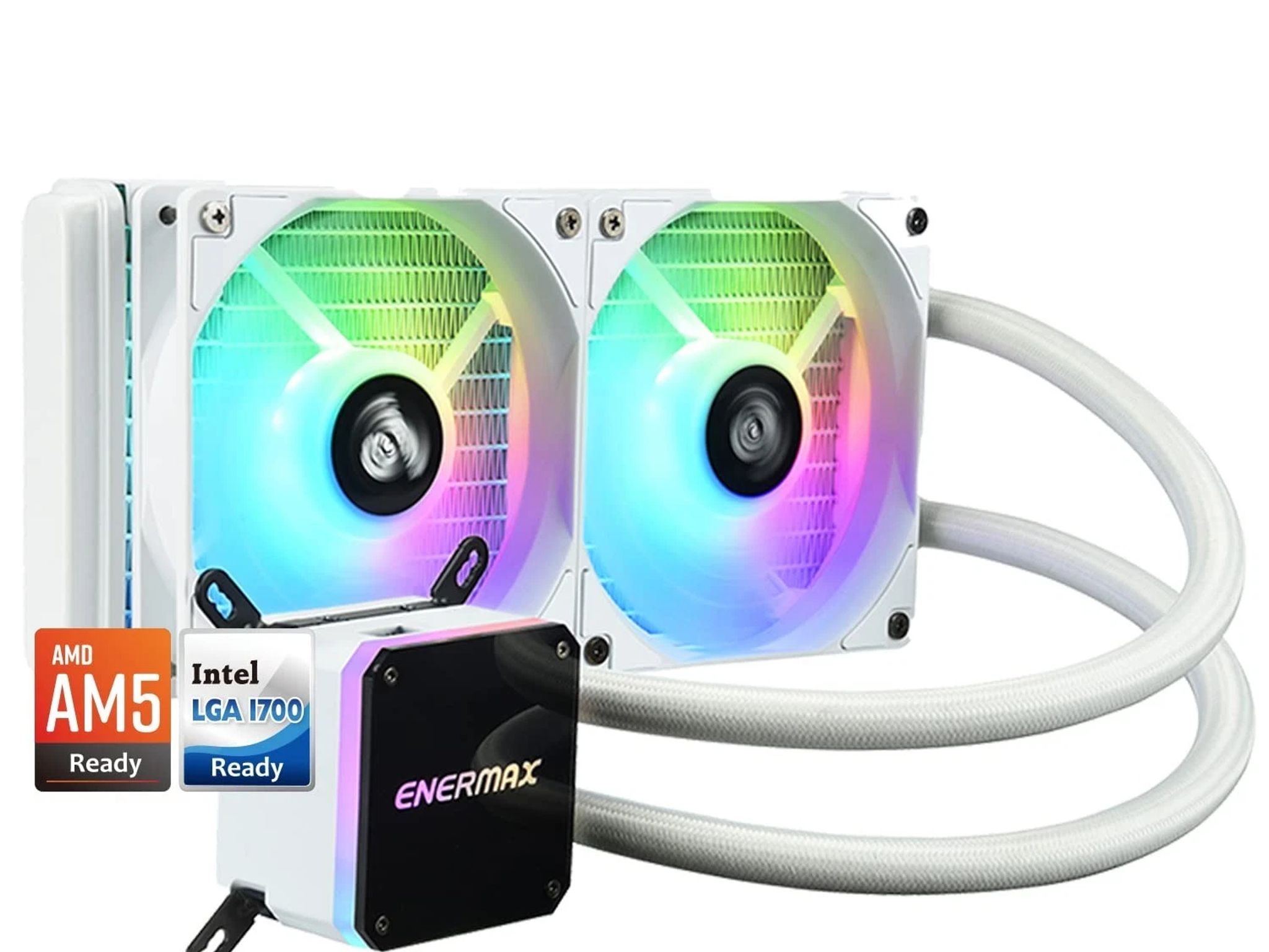 Enermax Liqmax III 240 White A-RGB AIO CPU Liquid Cooler (NEW)