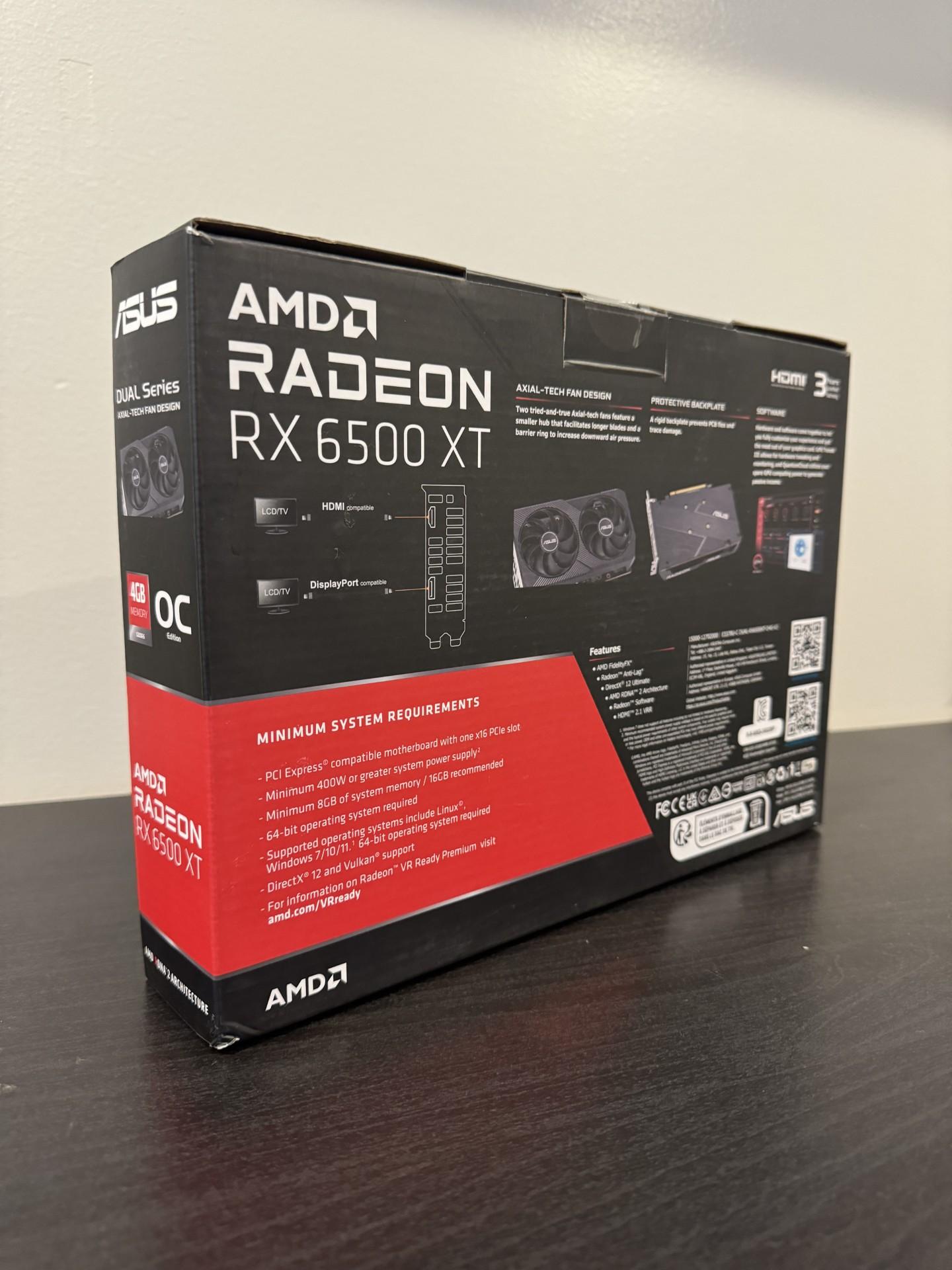 BRAND NEW - ASUS AMD RX 6500 XT OC