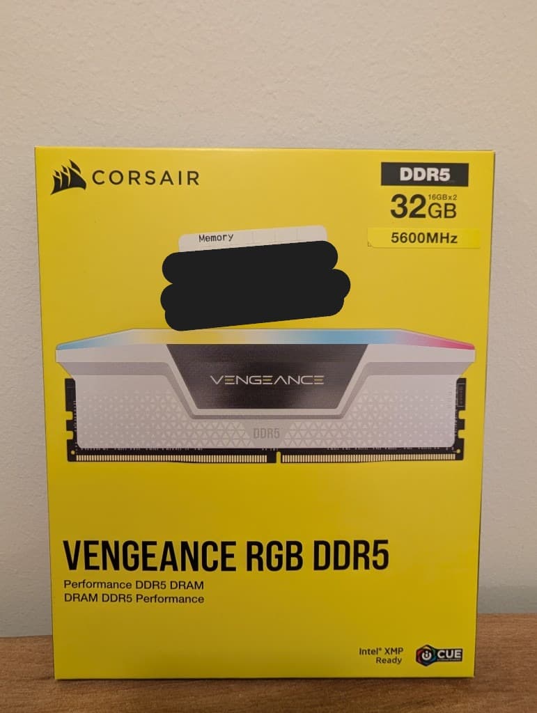 Corsair Vengeance RGB 32GB (2 x 16GB) DDR5-5600 CL36 White