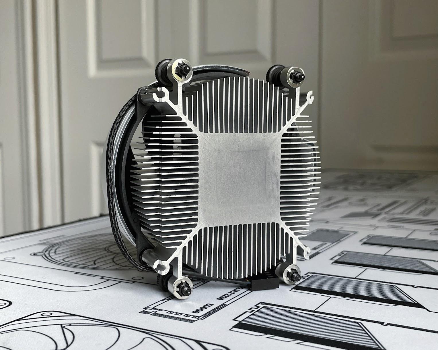 WHITE - AMD Wraith Stealth Socket AM4/AM5 4-Pin Custom Painted Stock Cooler (Multiple Qty Available)