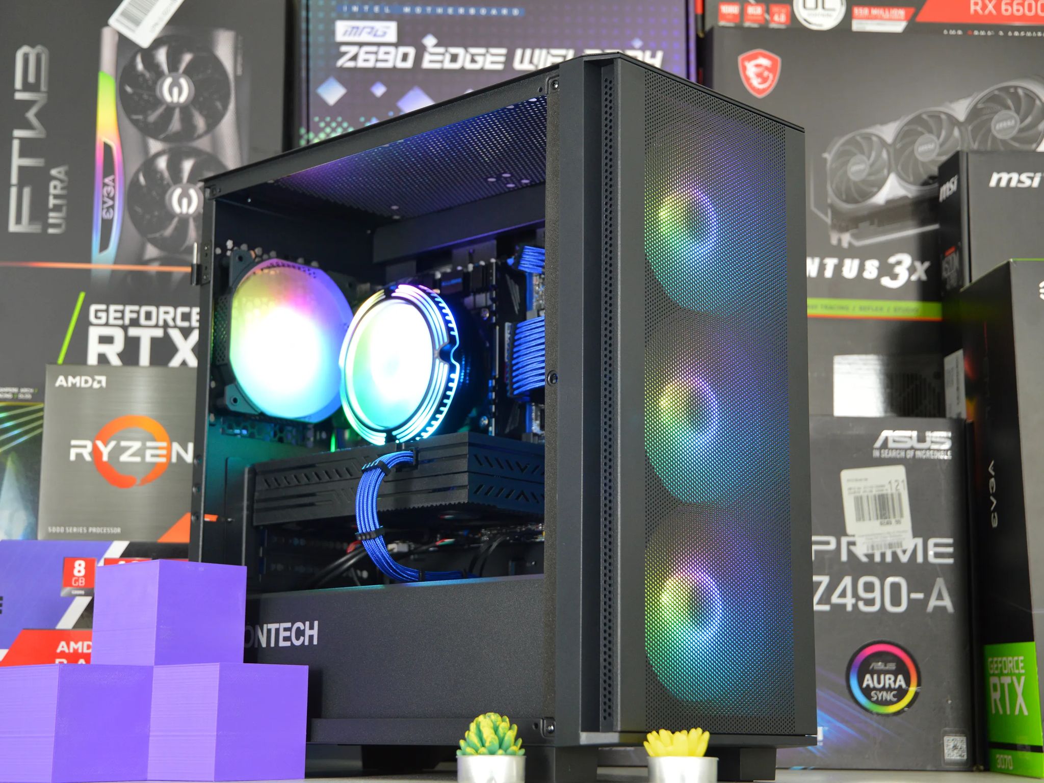 🔵⚫️| RX 580 8GB | INTEL XEON E5 2670 V3 | 16GB RAM | 512GB SSD + 1TB HDD | Midnight Cobalt |