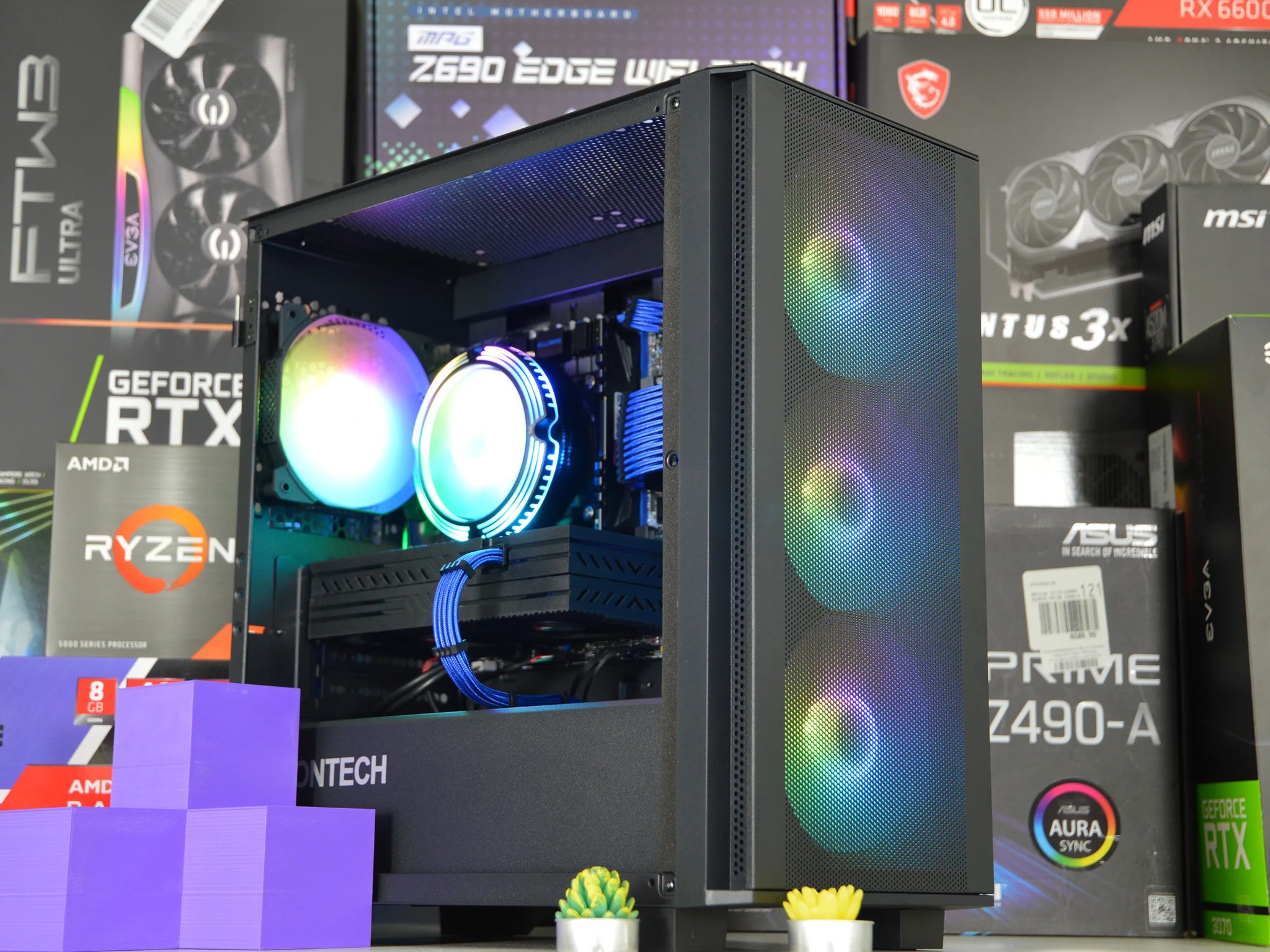 🔵⚫️| RX 580 8GB | INTEL XEON E5 2670 V3 | 16GB RAM | 512GB SSD + 1TB HDD | Midnight Cobalt |