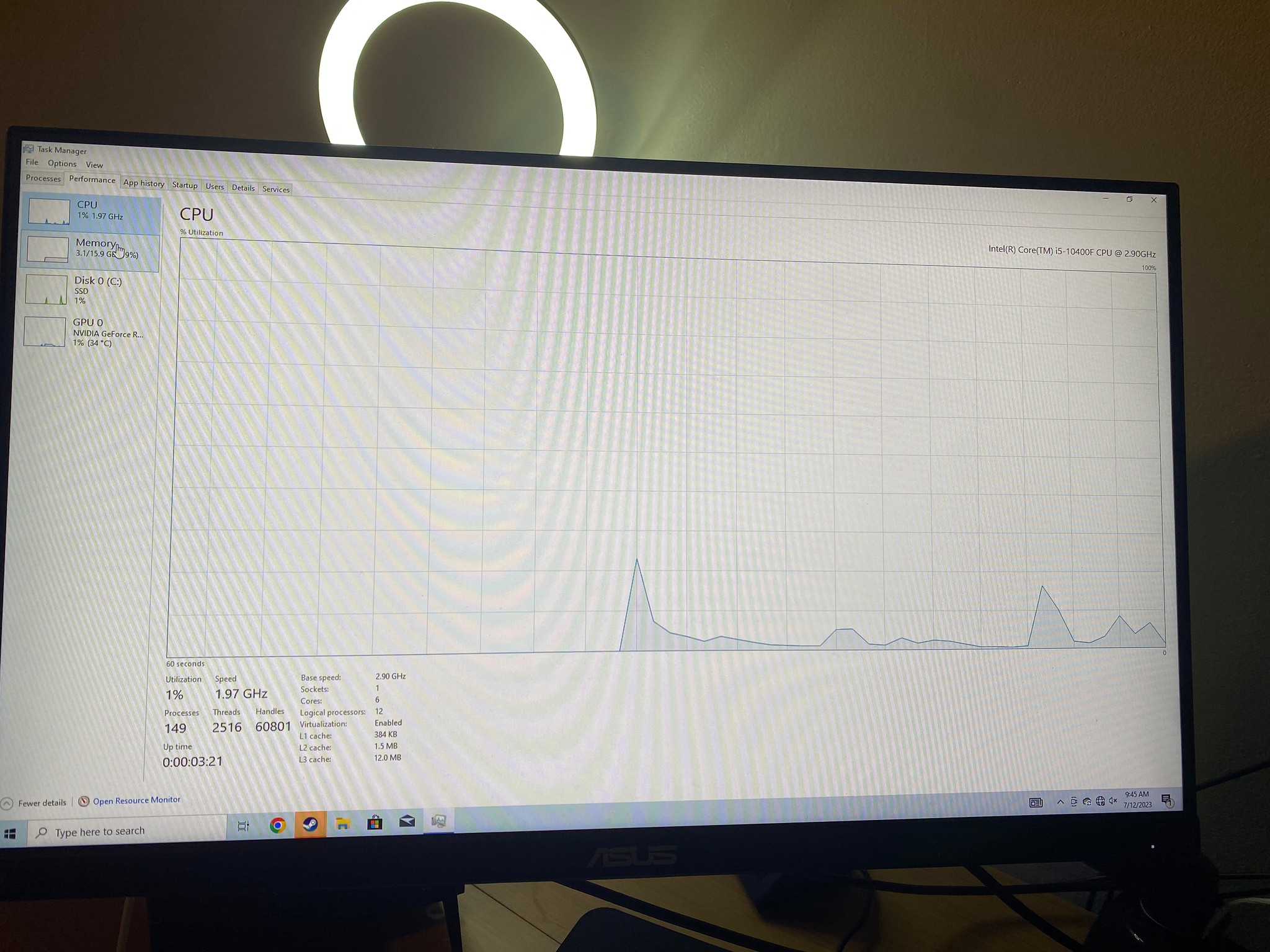 RTX 2070 i5-10400F Gaming Pc NZHT