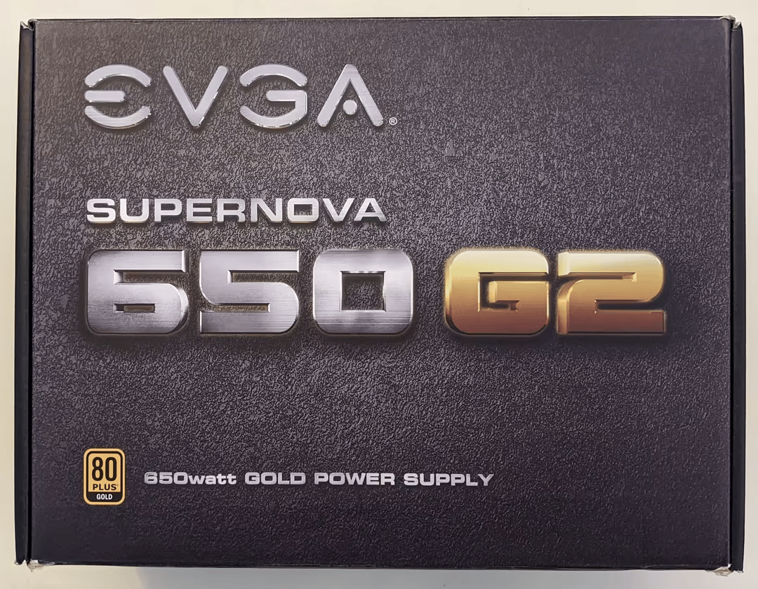 650 W Gold rated EVGA power supply