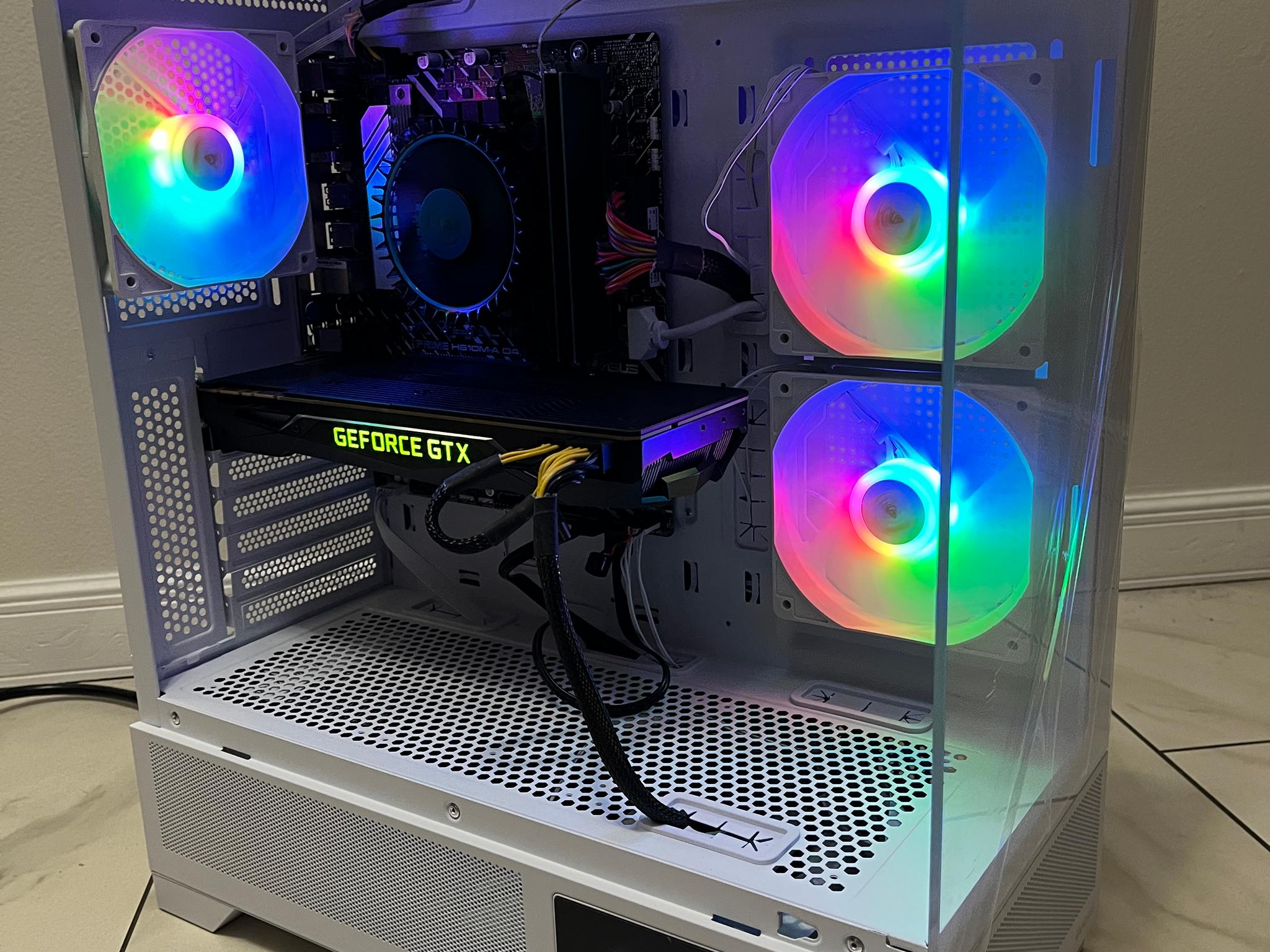 NVIDIA Titan X Pascal, Intel Core i3-12100, 16GB RAM,4.2 TB Storage,High FPS Gaming PC w/ Wi-Fi & BT