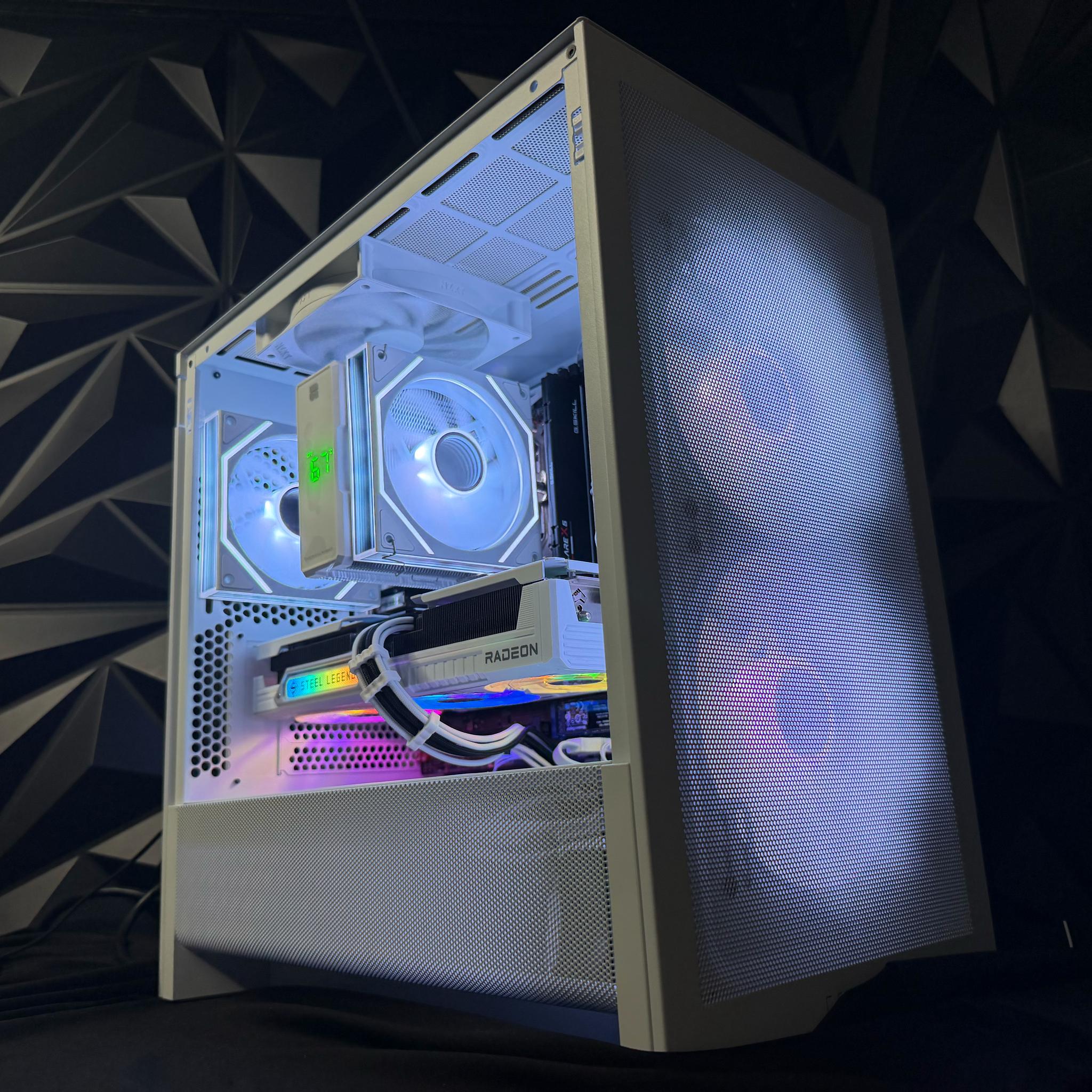 ⚪⚫⚡ MID YANG BANG ⚡⚫⚪ Ryzen 5 9600X| RX 9060XT| 16 GB DDR5| 1.25 TB NVMe| 650W PSU