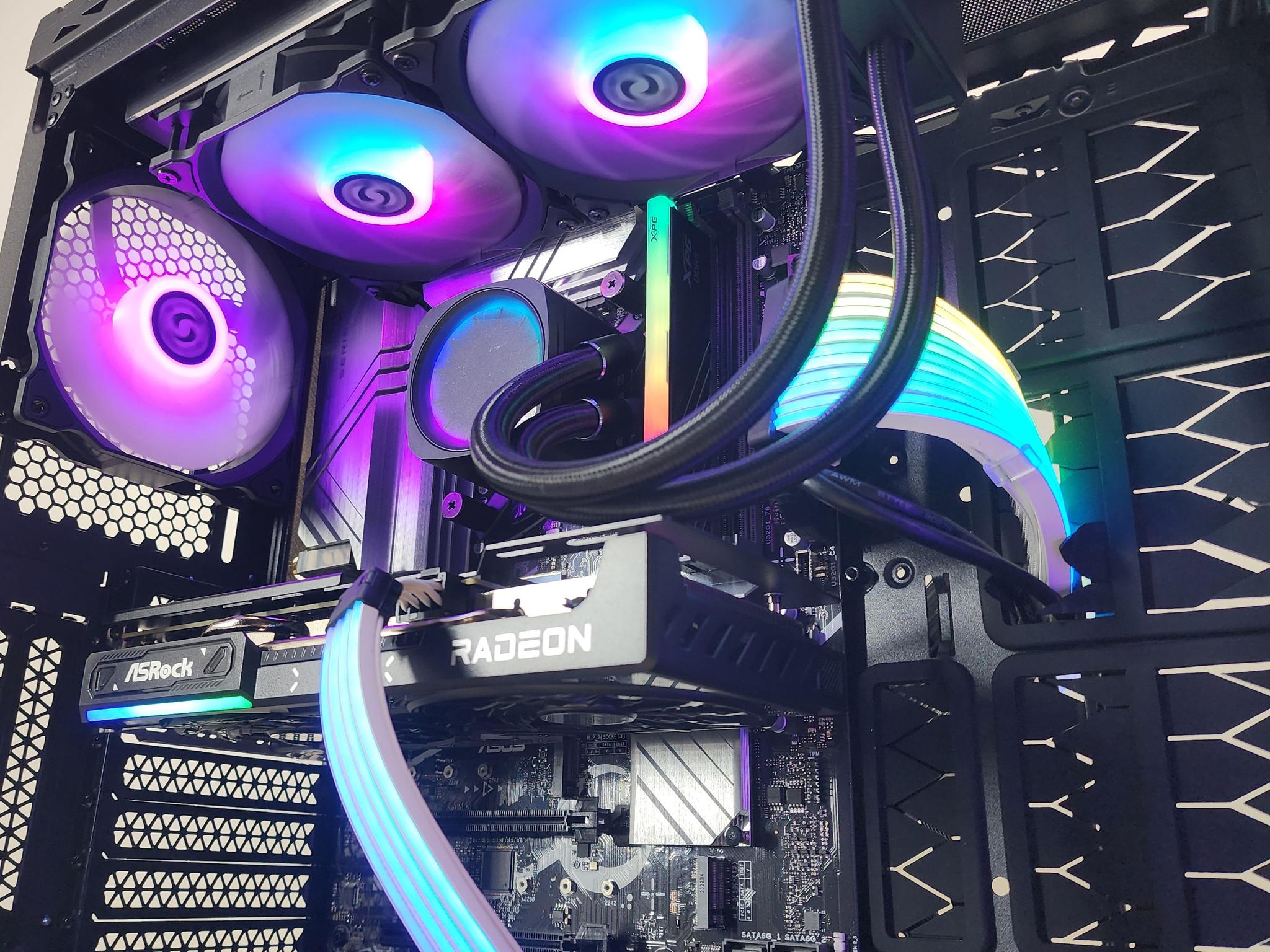 Gaming PC i7-14700KF 16GB RAM 1TB SSD RX 9060 8GB Windows 11 Computer