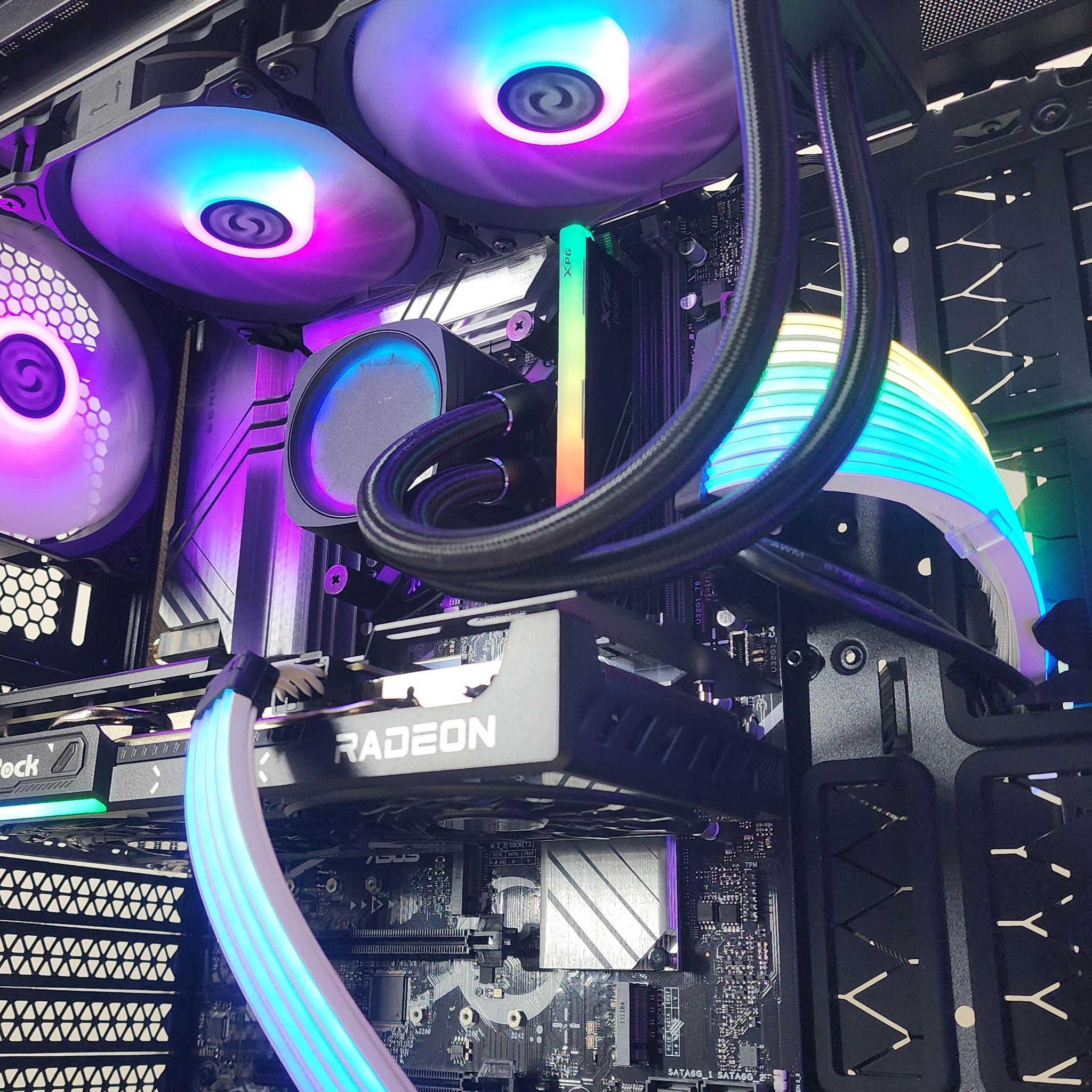 Gaming PC i7-14700KF 16GB RAM 1TB SSD RX 9060 8GB Windows 11 Computer