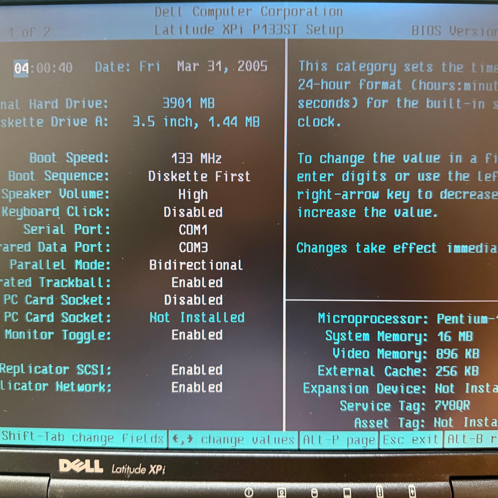 Dell Pentium 133 Windows 3.1 Laptop