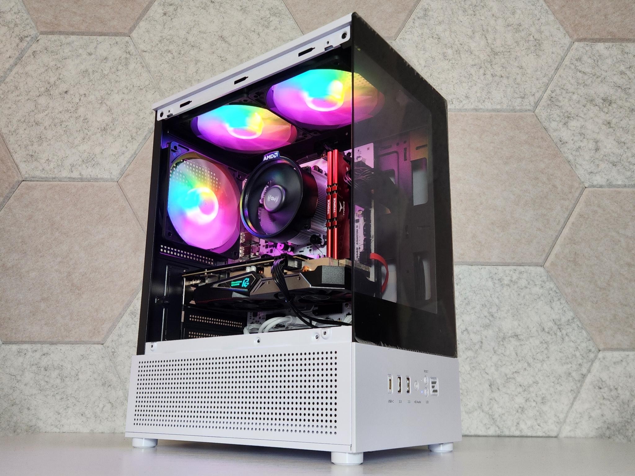 🔴⚫AMD Esports Gaming PC | RX 5500 XT 8GB | Ryzen 5 2600 | 16GB RAM | 512GB SSD | 650W PSU