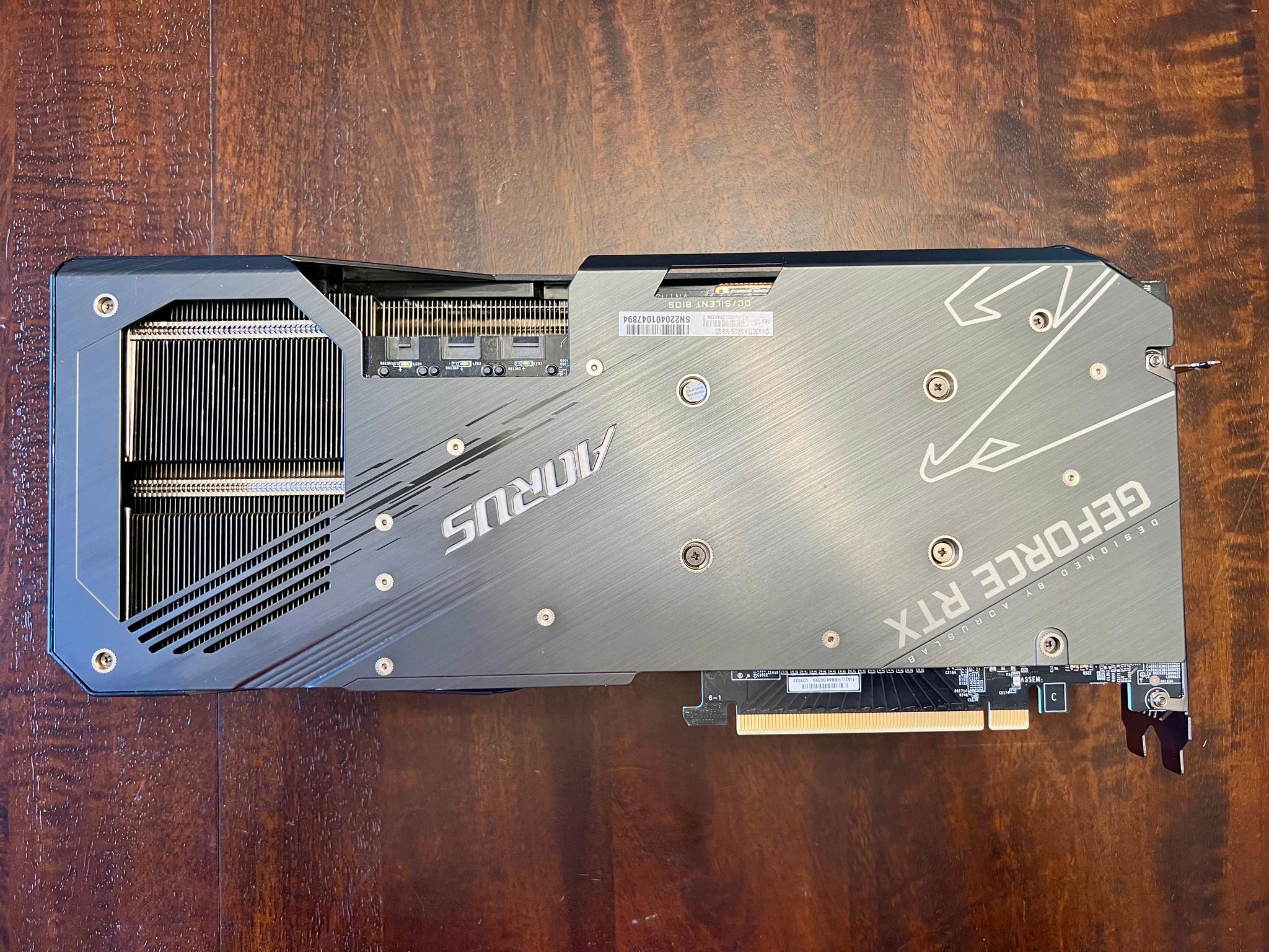 Gigabyte AORUS GeForce RTX 3070 Ti MASTER 8G