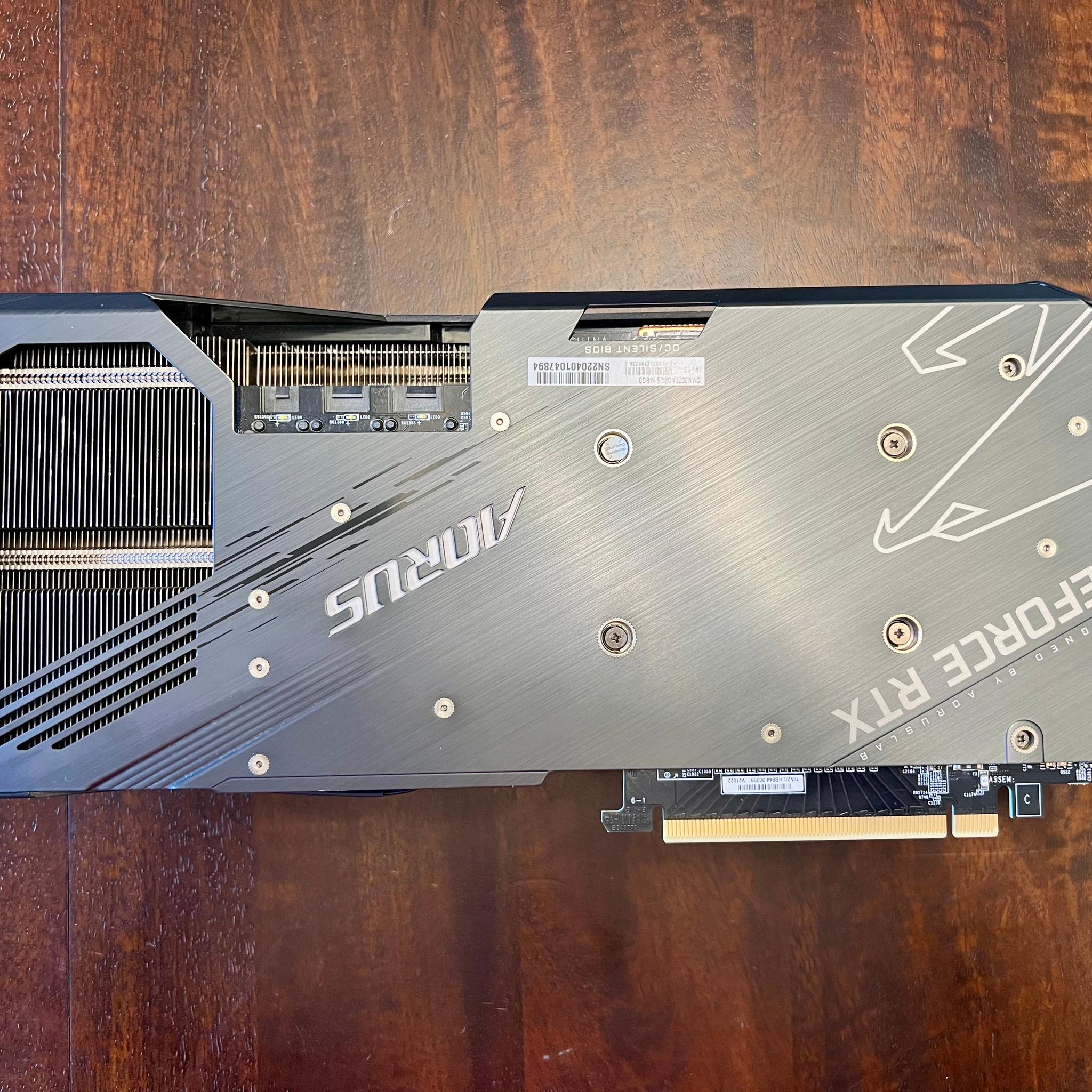 Gigabyte AORUS GeForce RTX 3070 Ti MASTER 8G