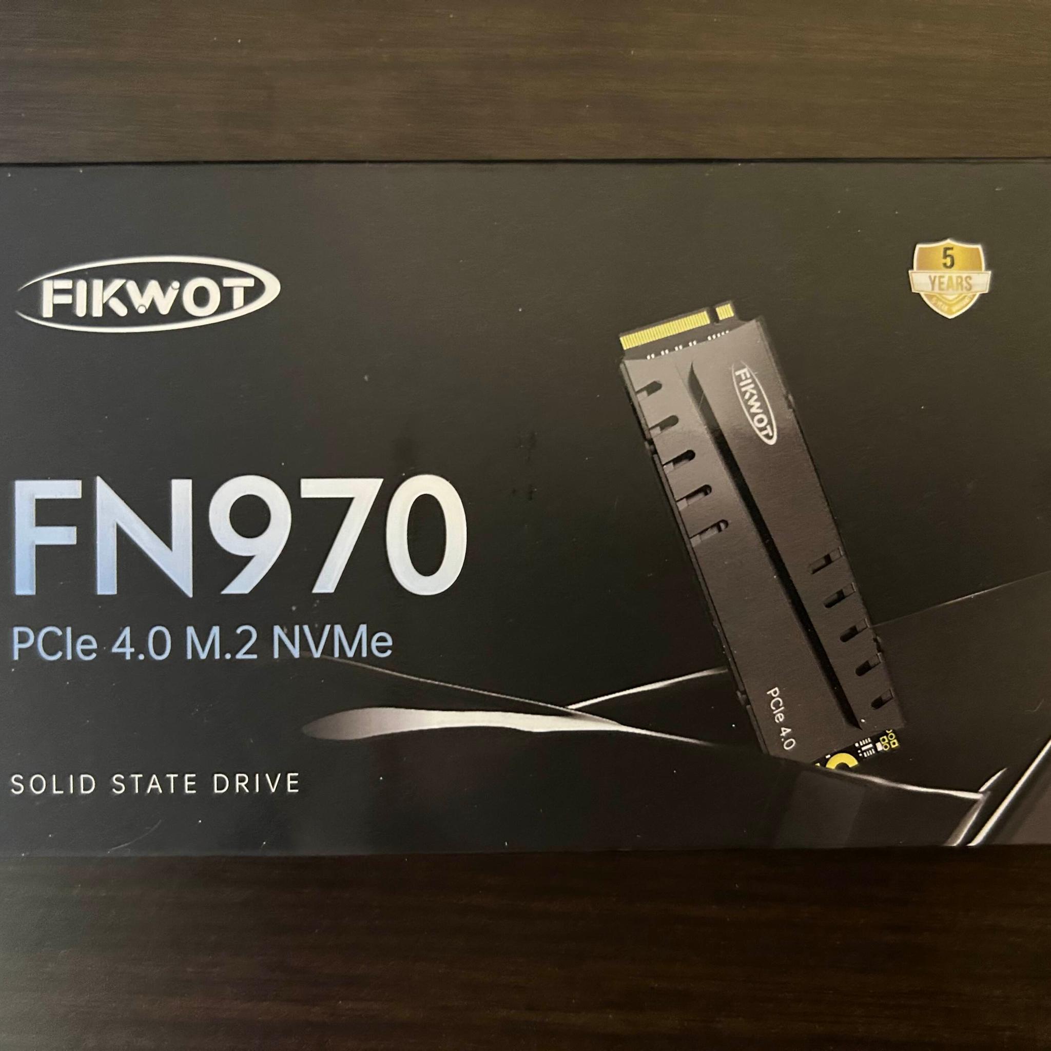 Fikwot FN970 2TB Gen 4x4 NVMe M.2 ssd (With Heatsink)