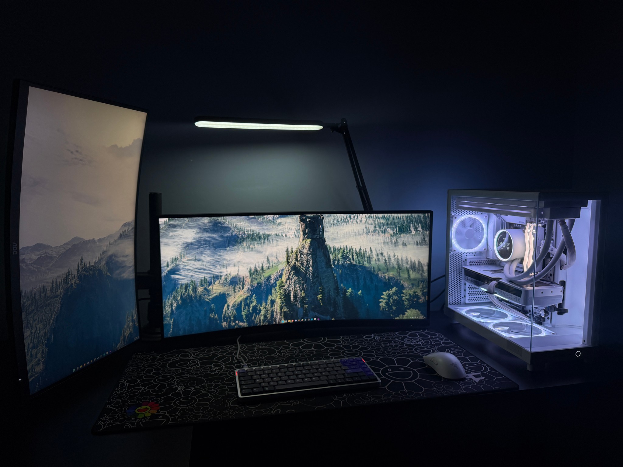 New All-White RTX 5070 Ti Gaming PC | 7800X3D | 32GB DDR5 | 2TB 990 Pro