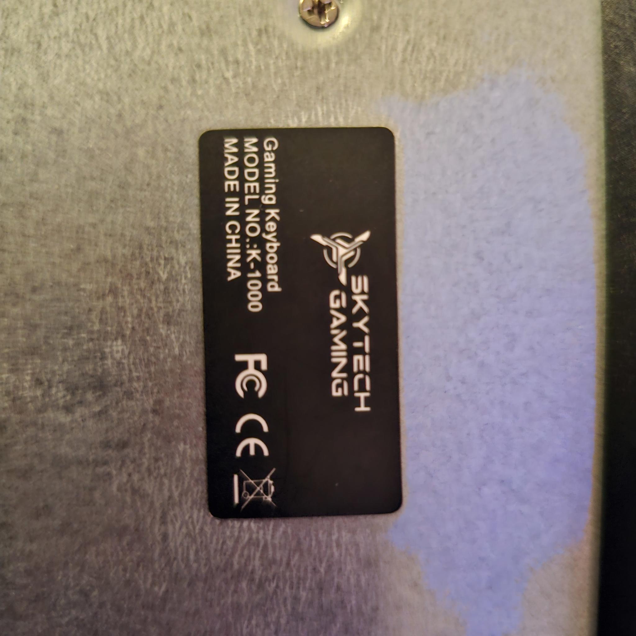 Skytech Gaming keyboard k-1000