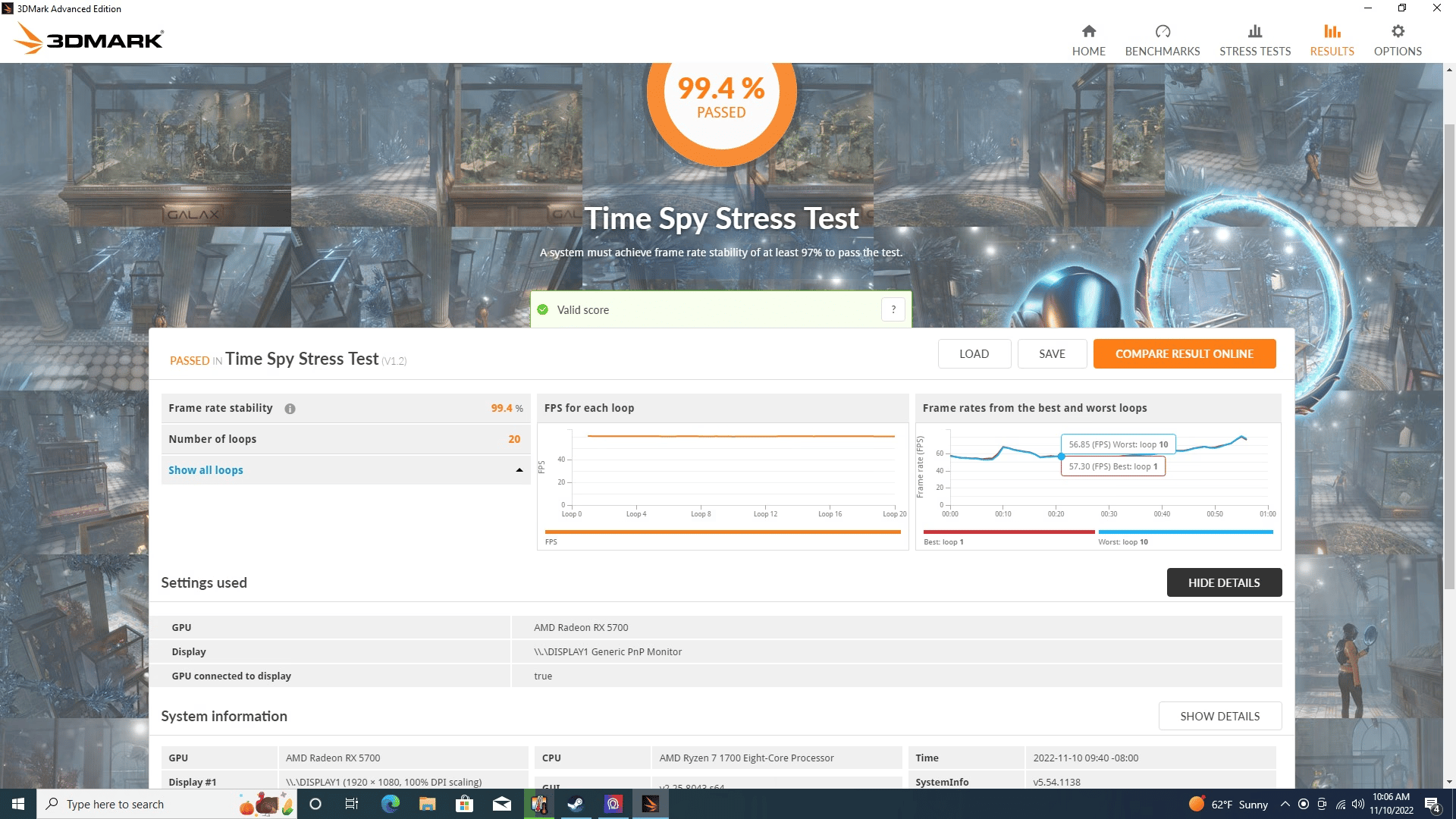 Michelangelo|| Gaming PC- Ryzen 1700 8Cores/16Threads-AMD RX 5700 8GB-16GB DDR4 RAM-1TB SSD NVME