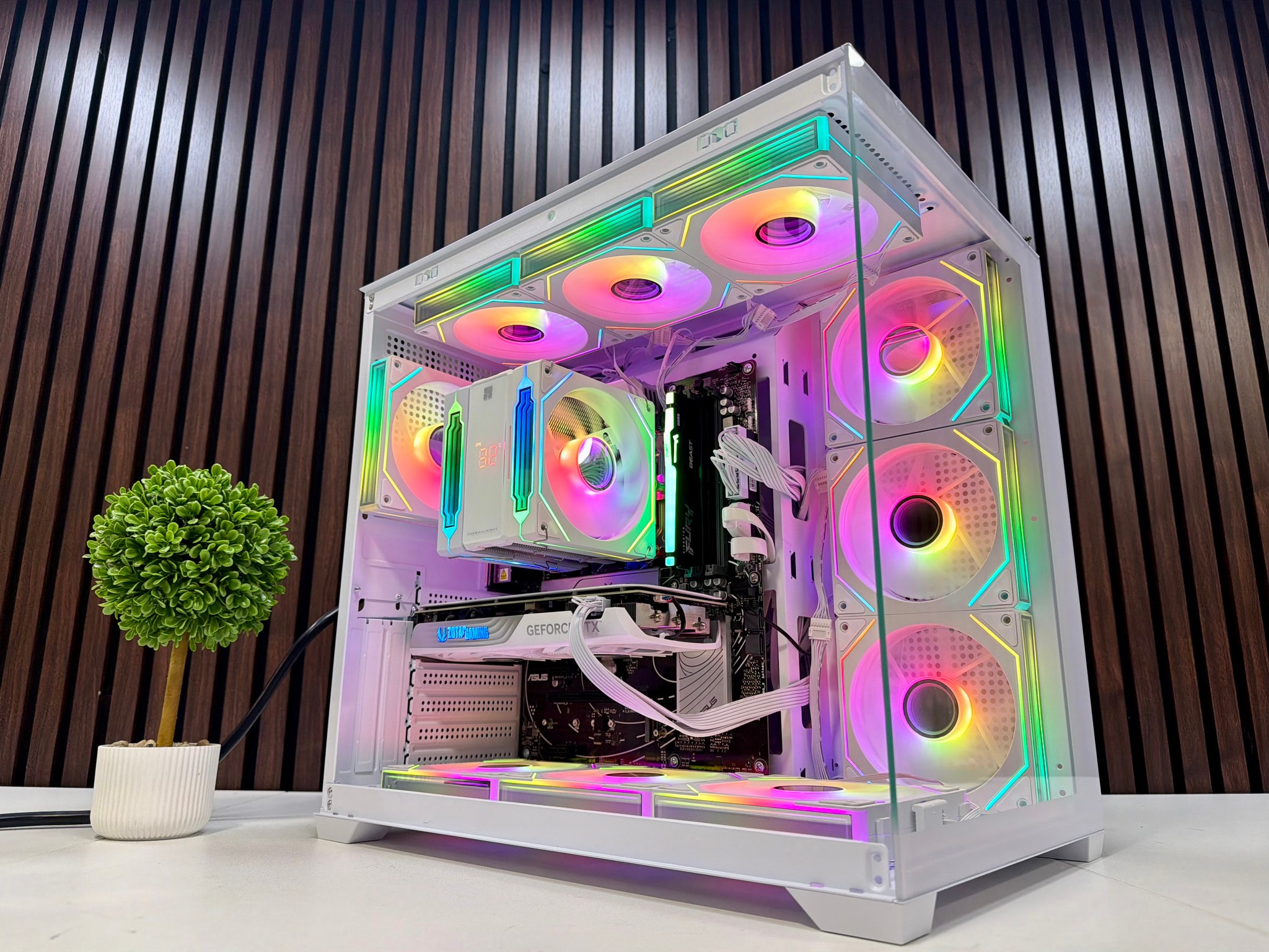 RTX 4070 Super | Ryzen 9600X | 16GB DDR5 | 1TB M.2 | 850 Watt Gold PSU | LCD AIO