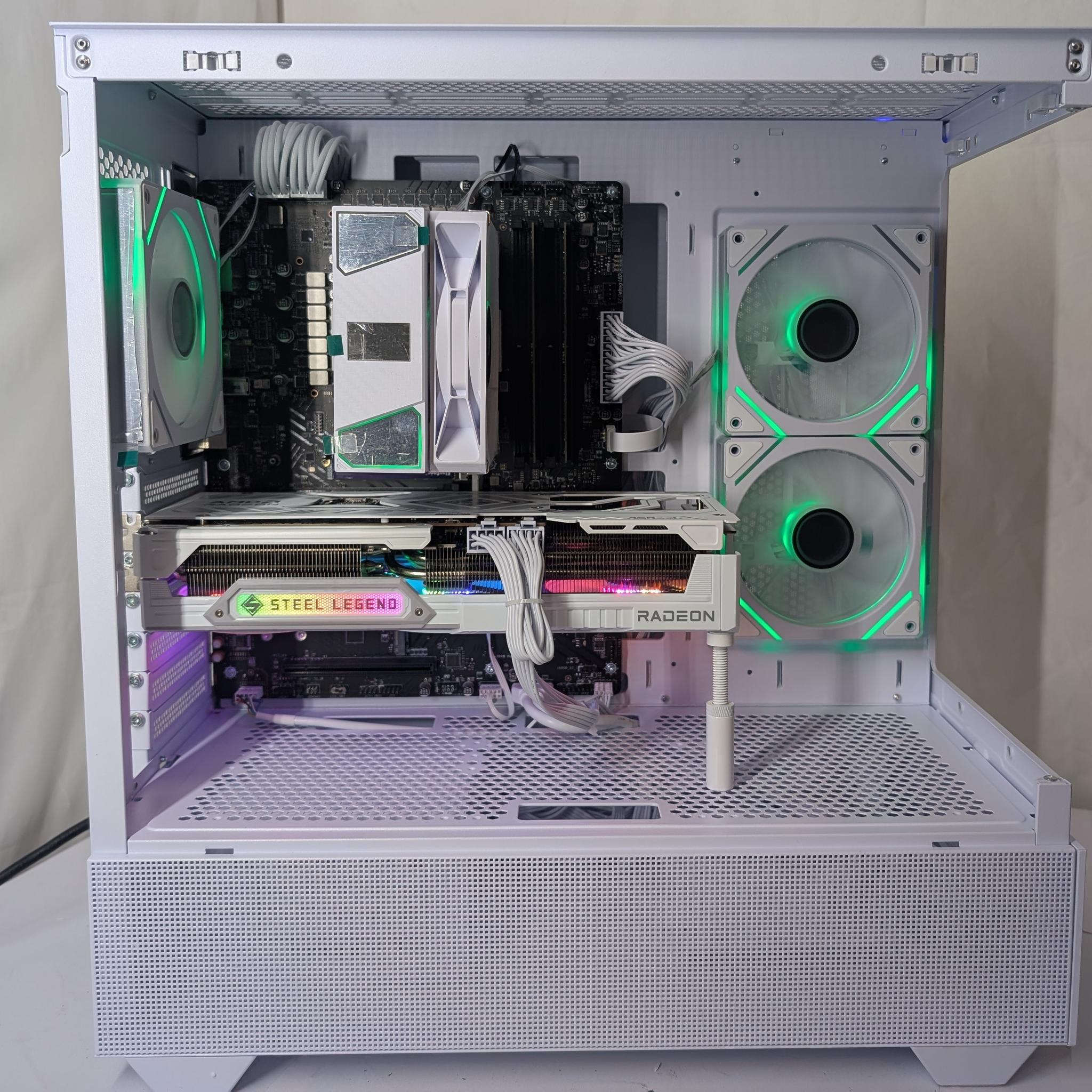 ALL WHITE | 9070XT 16GB | RYZEN 5 7500F | 1000W POWER SUPPLY