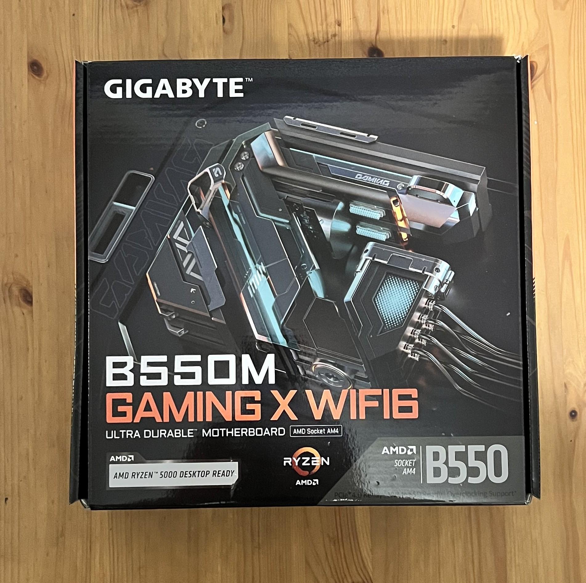 GIGABYTE B550M GAMING X WIFI6 AM4 Micro-ATX