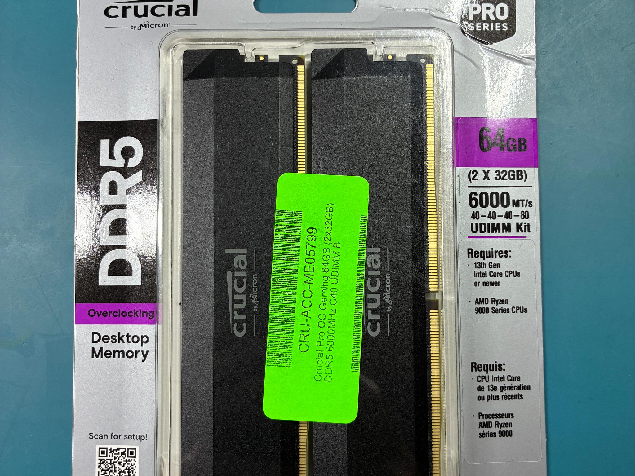 Crucial Pro DDR5 64GB kit (Memory)