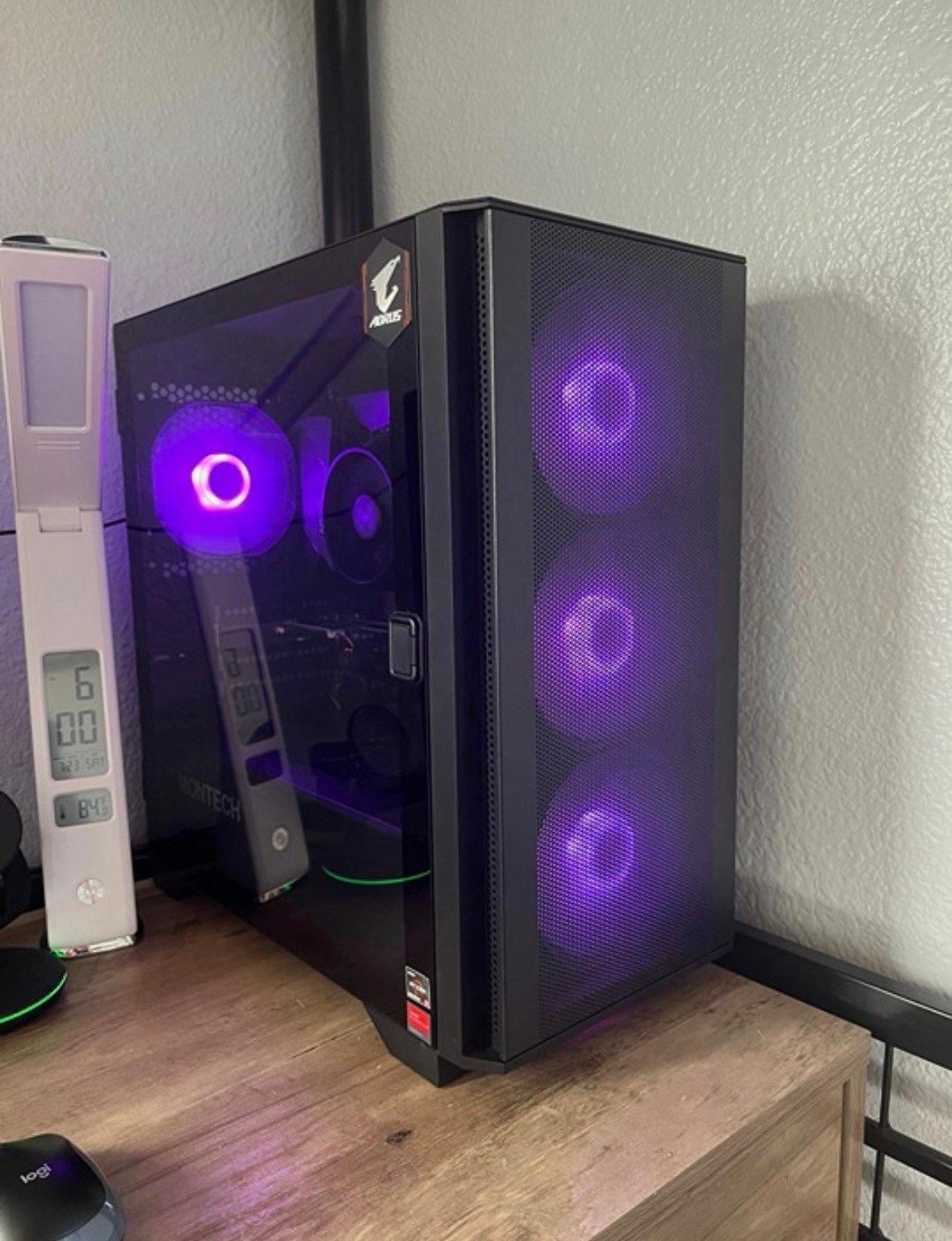 Custom Gaming PC Set: Ryzen 5 / 256GB+1TB+1TB / 16GB RAM