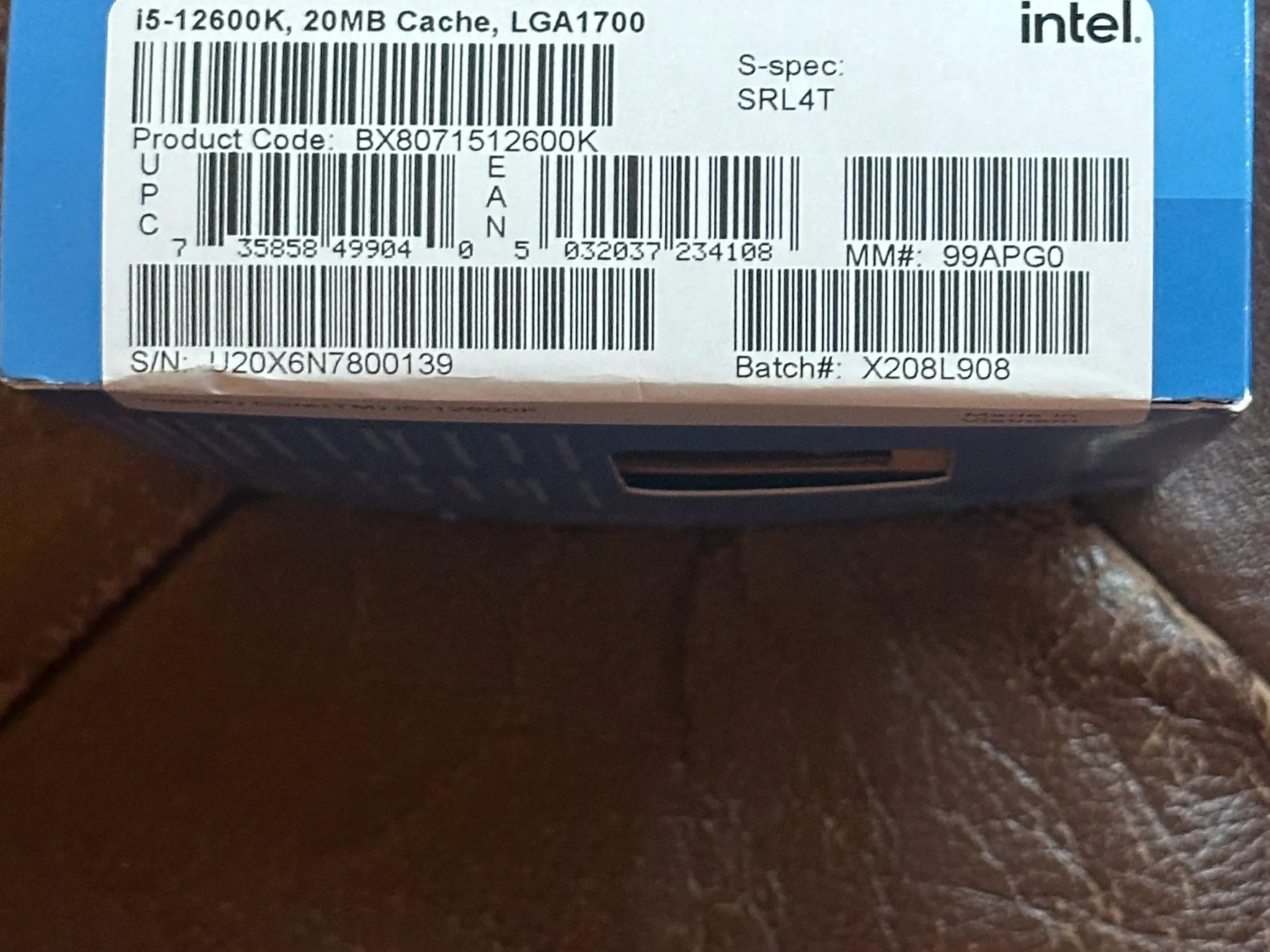 Intel Core i5 12600K Desktop Processor (10-Cores/LGA1700/Unlocked/UHD770)