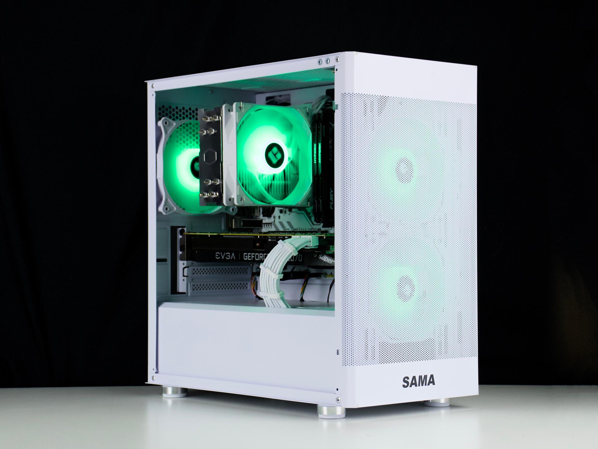 🧊❄️🧊 White Gaming PC – RTX 2070 Super , Ryzen 5 5500, 16GB RAM, 500GB SSD 🧊❄️🧊
