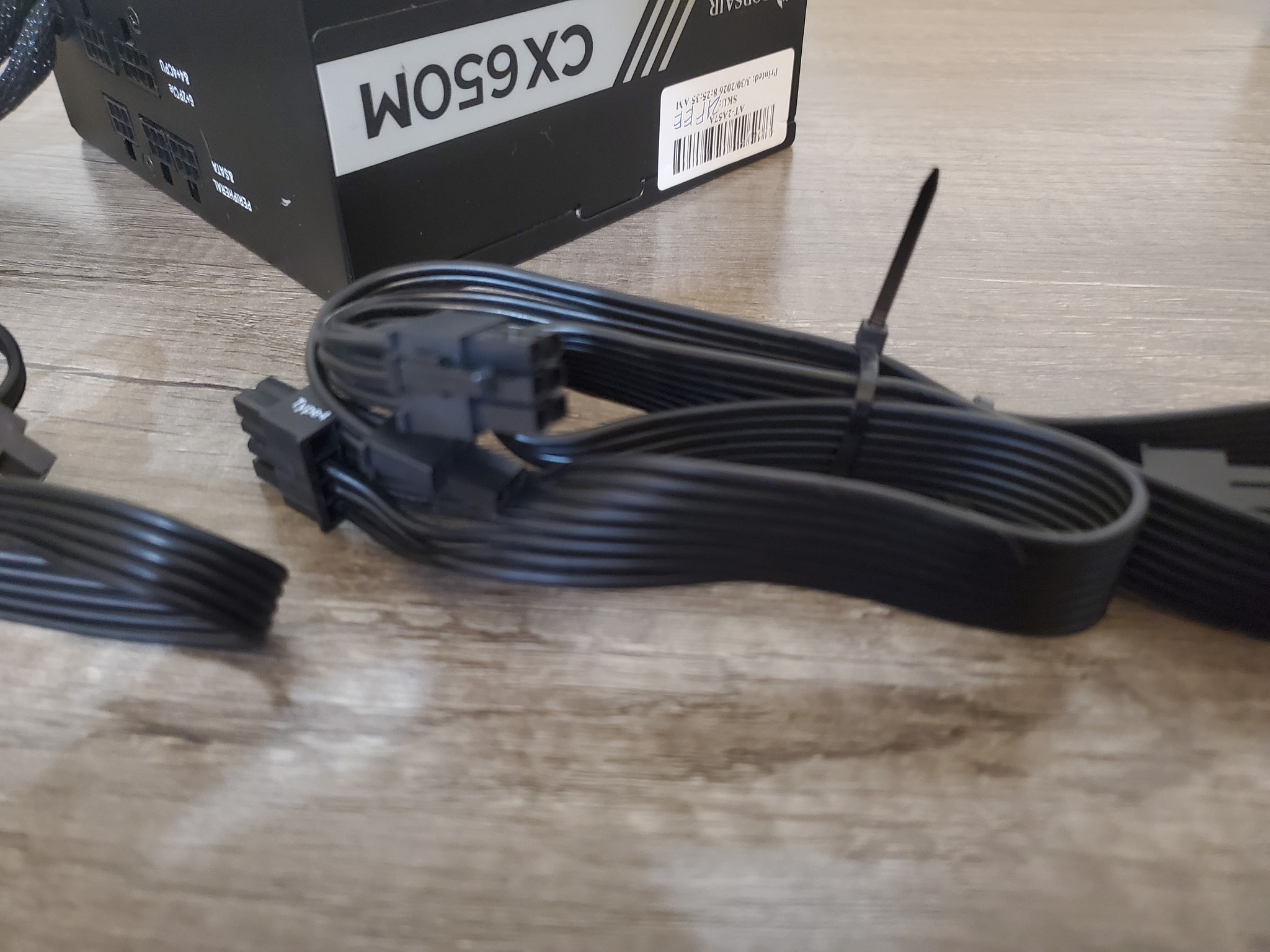 Corsair CX650M 80+ Bronze PSU w/ cables