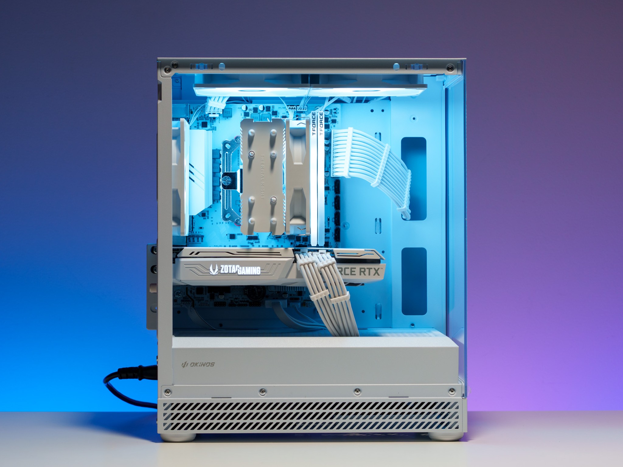 All White Gaming PC | RTX 3060 Ti | Ryzen 5 | 16GB DDR4 | 512GB m.2 drive | 750W PSU