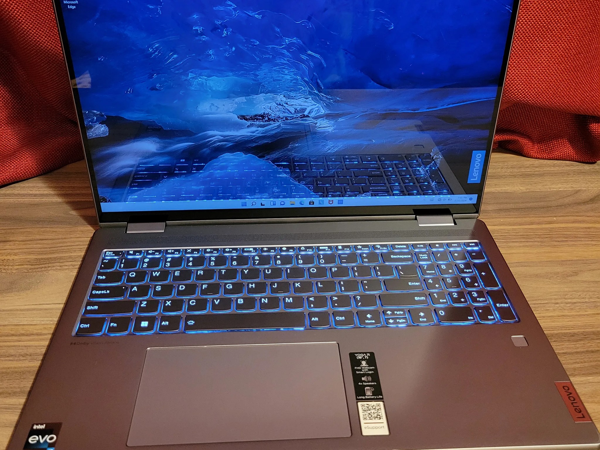 Lenovo Yoga 7i Touch Screen Laptop - 12th Gen Evo i7 - 16" 2k - Model 16IAP7