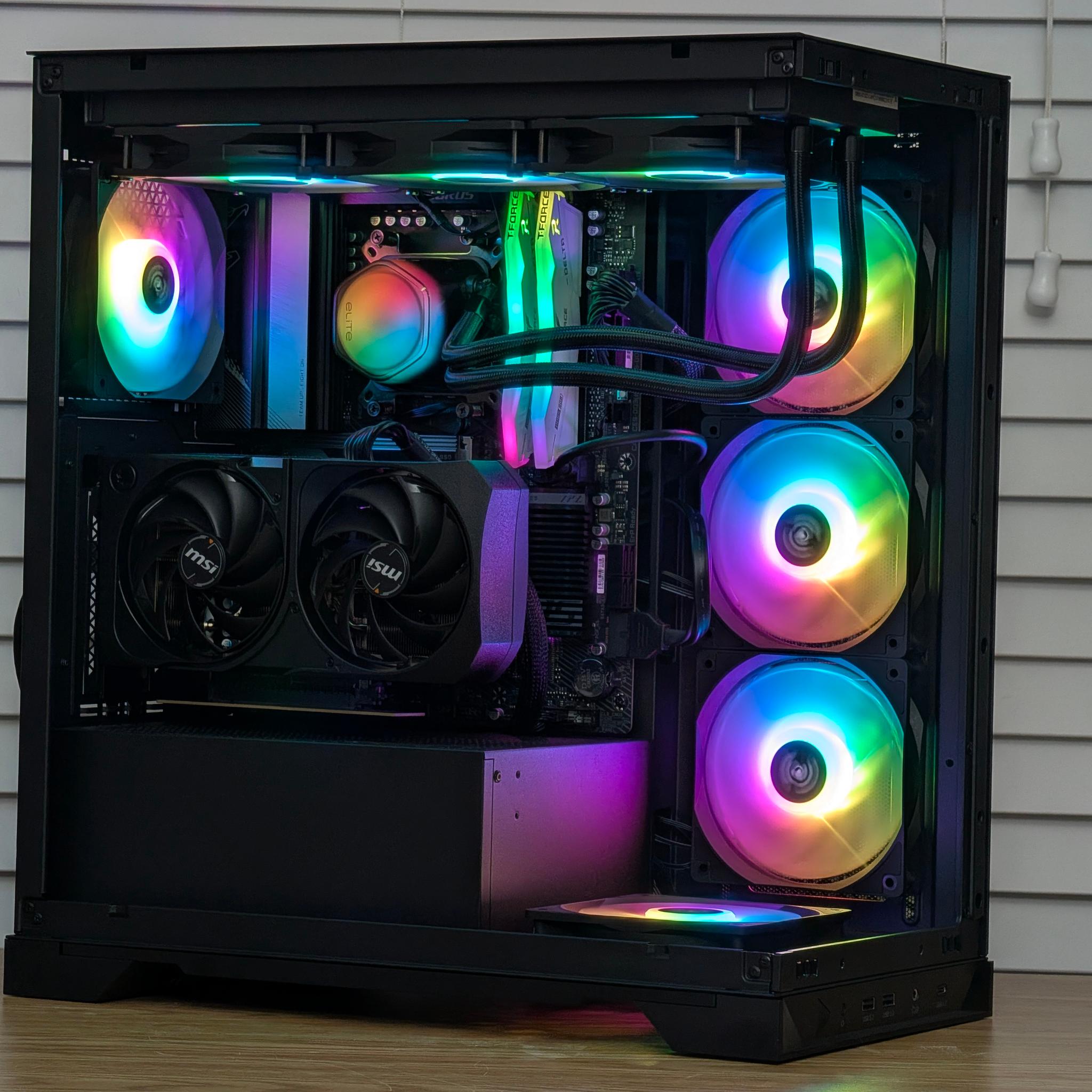 🌈🖤Ryzen 5 9600x | RTX 5070 | 32GB DDR5 | 2TB SSD | Gaming PC🖤🌈