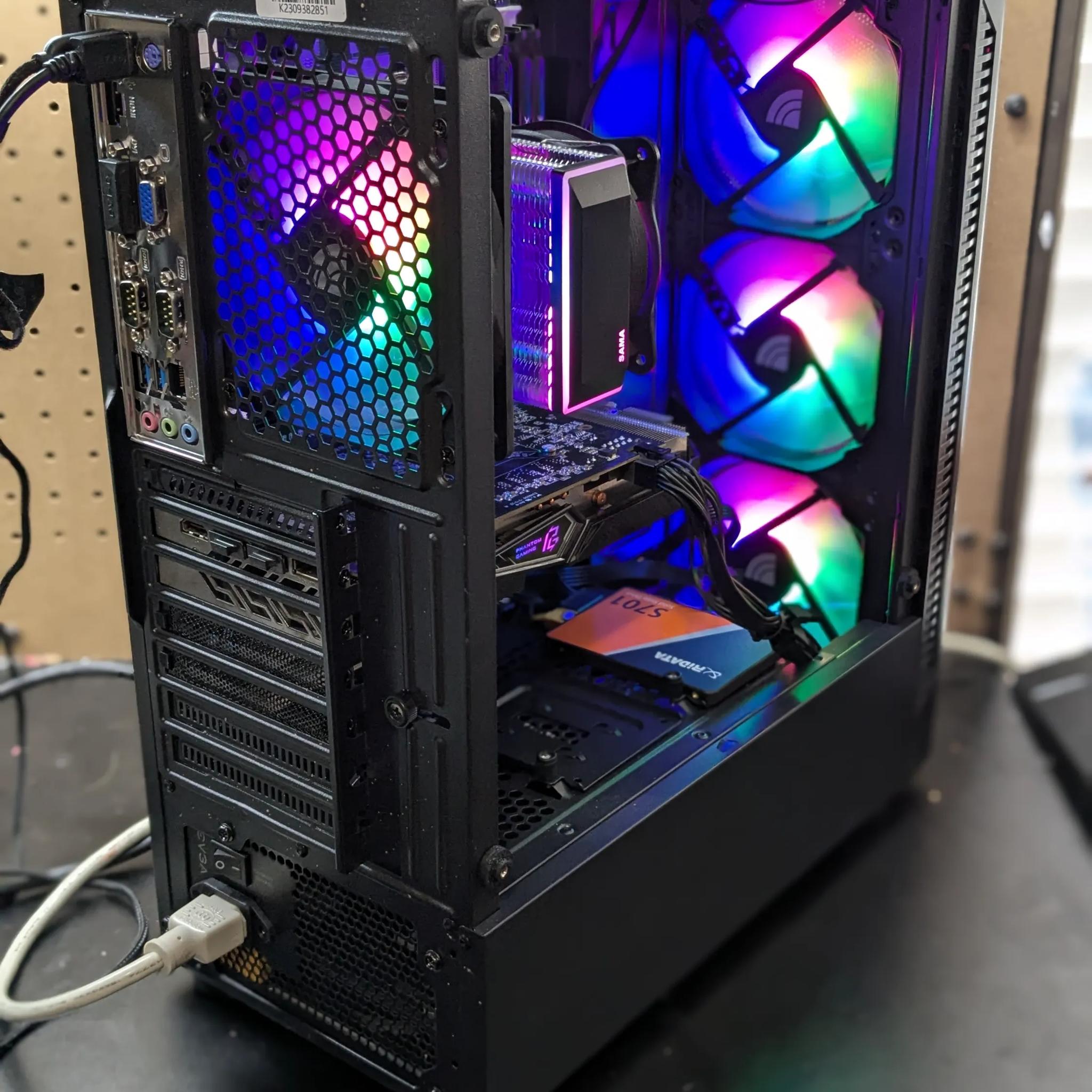 90 FPS Fortnite | 180 Day Warranty | i5-4570 , 16GB RAM, 480GB SSD, RX 570 8GB, RGB, Wifi