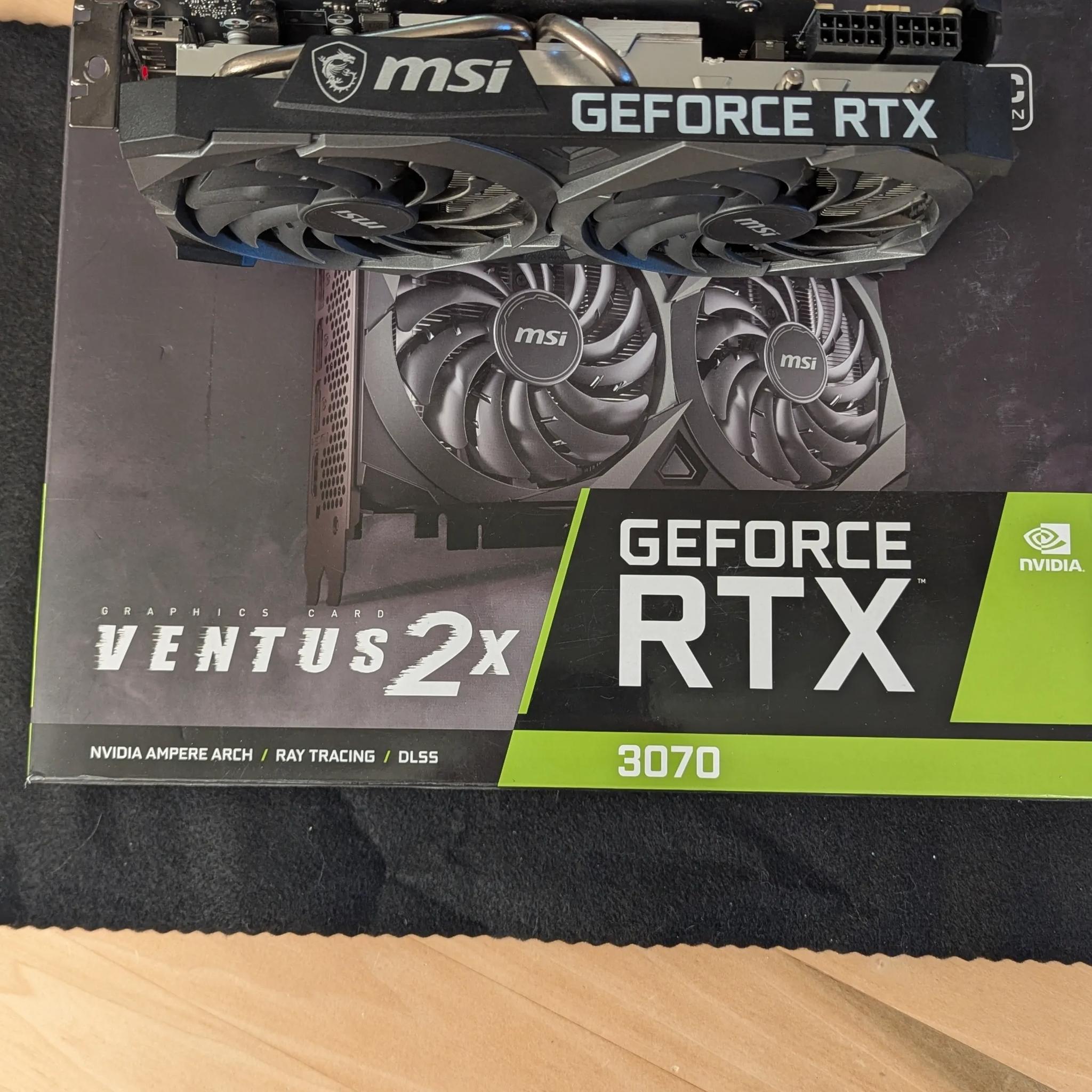 🌪️ MSI RTX 3070 Ventus 2X OC – Dual Fan 1440p Gaming Powerhouse | Quiet & Compact