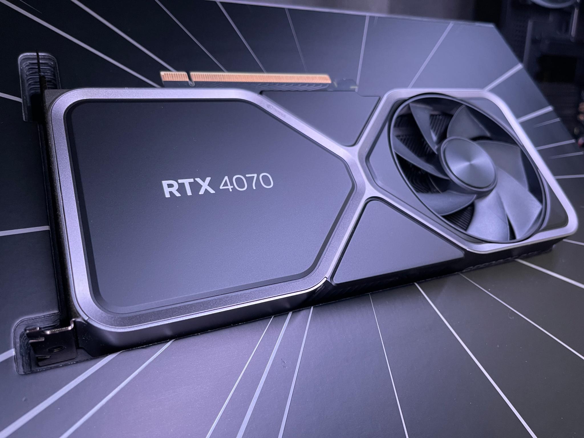 NVIDIA RTX 4070 FOUNDERS EDITION | PCIE ADAPTER CABLE NOT INCLUDED