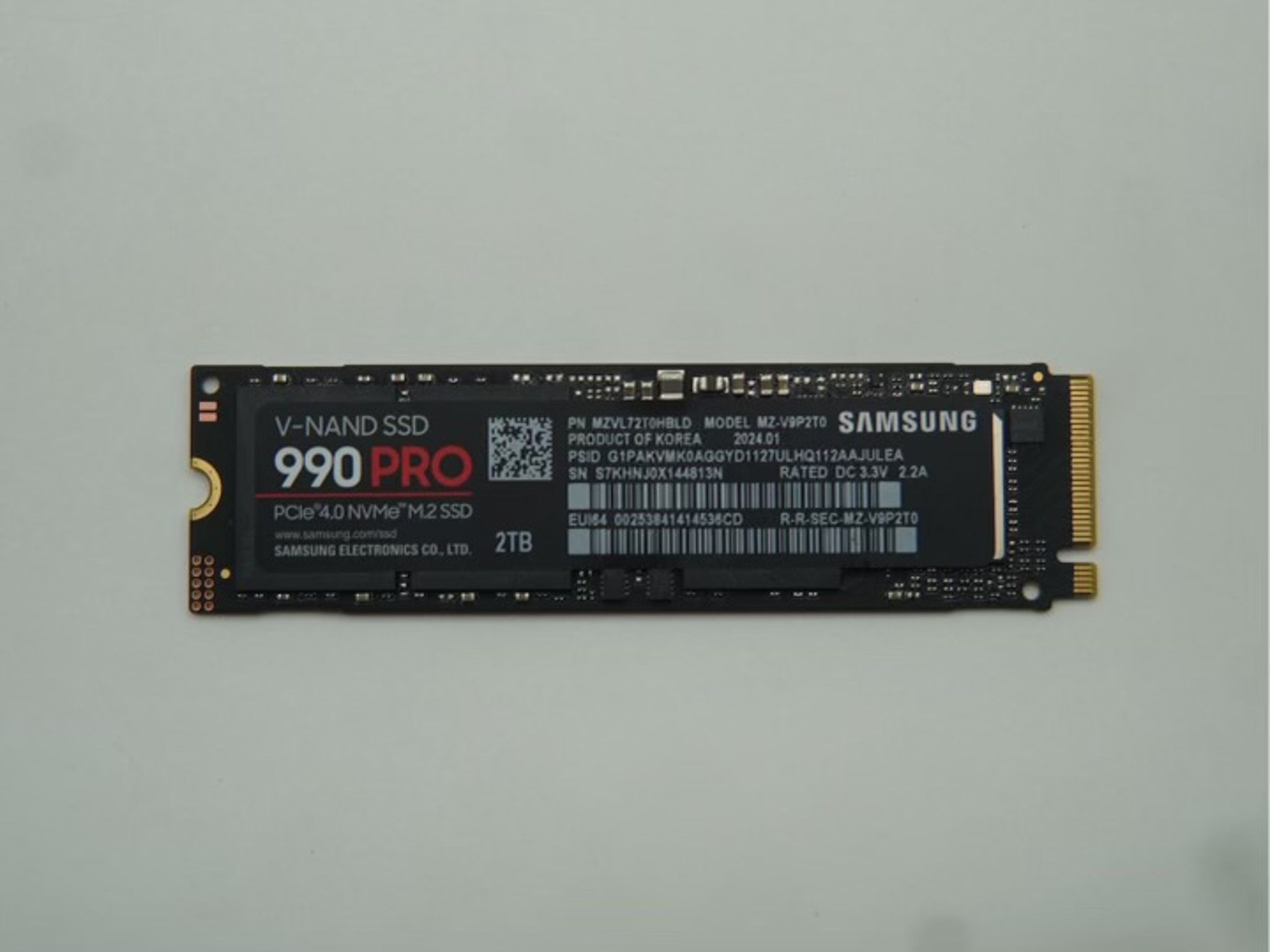 Samsung 990pro 2TB SSD NVME 4.0