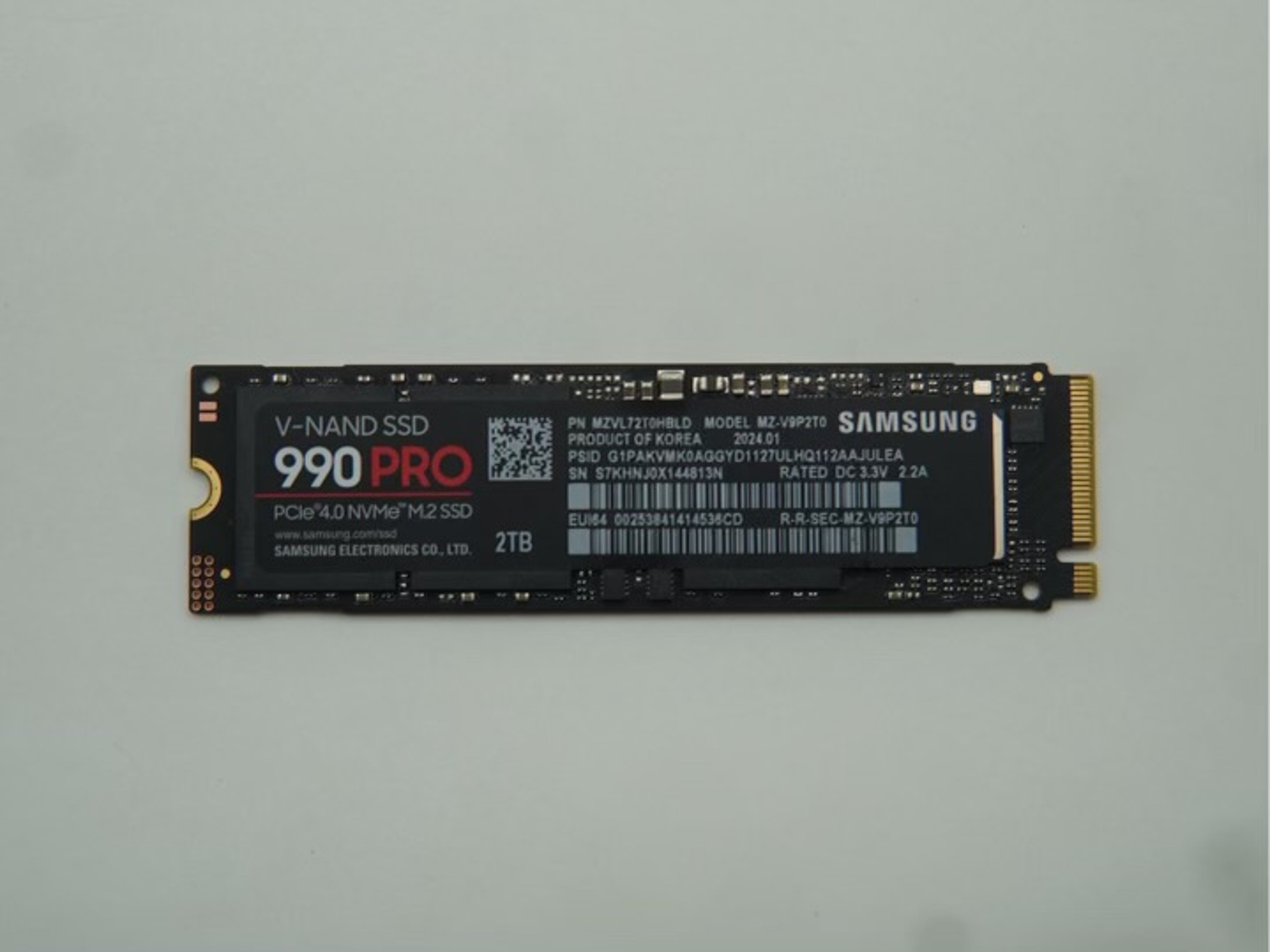 Samsung 990pro 2TB SSD NVME 4.0
