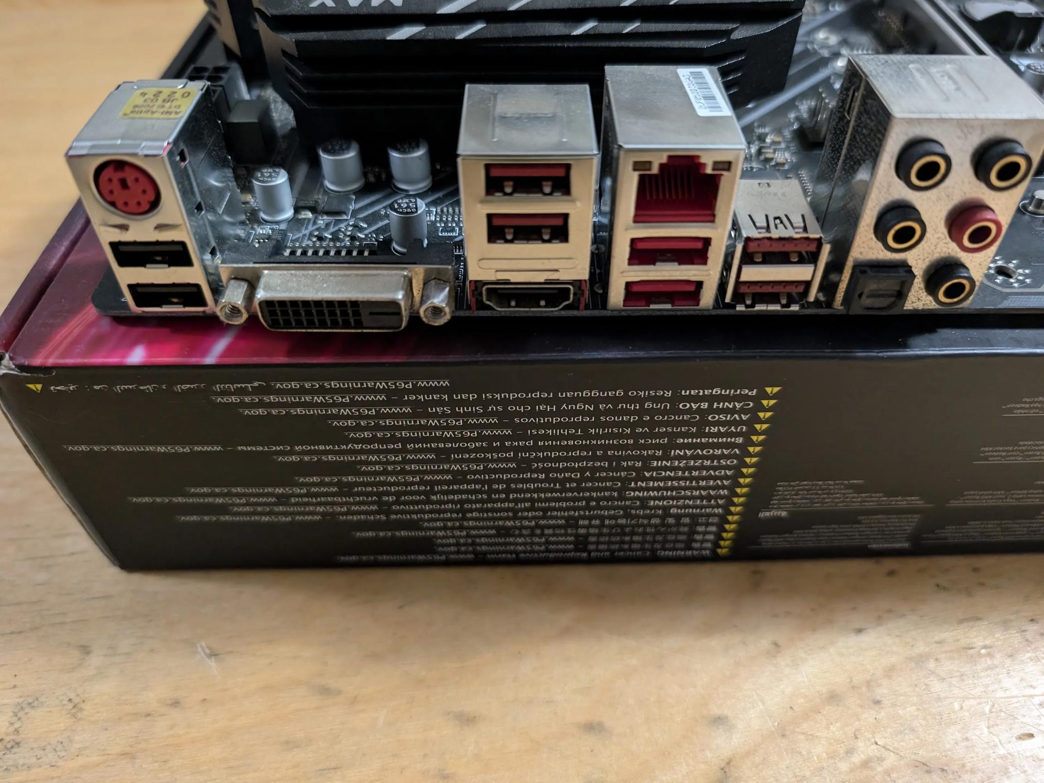 MSI X470 Gaming PLUS MAX ATX AM4 motherboard