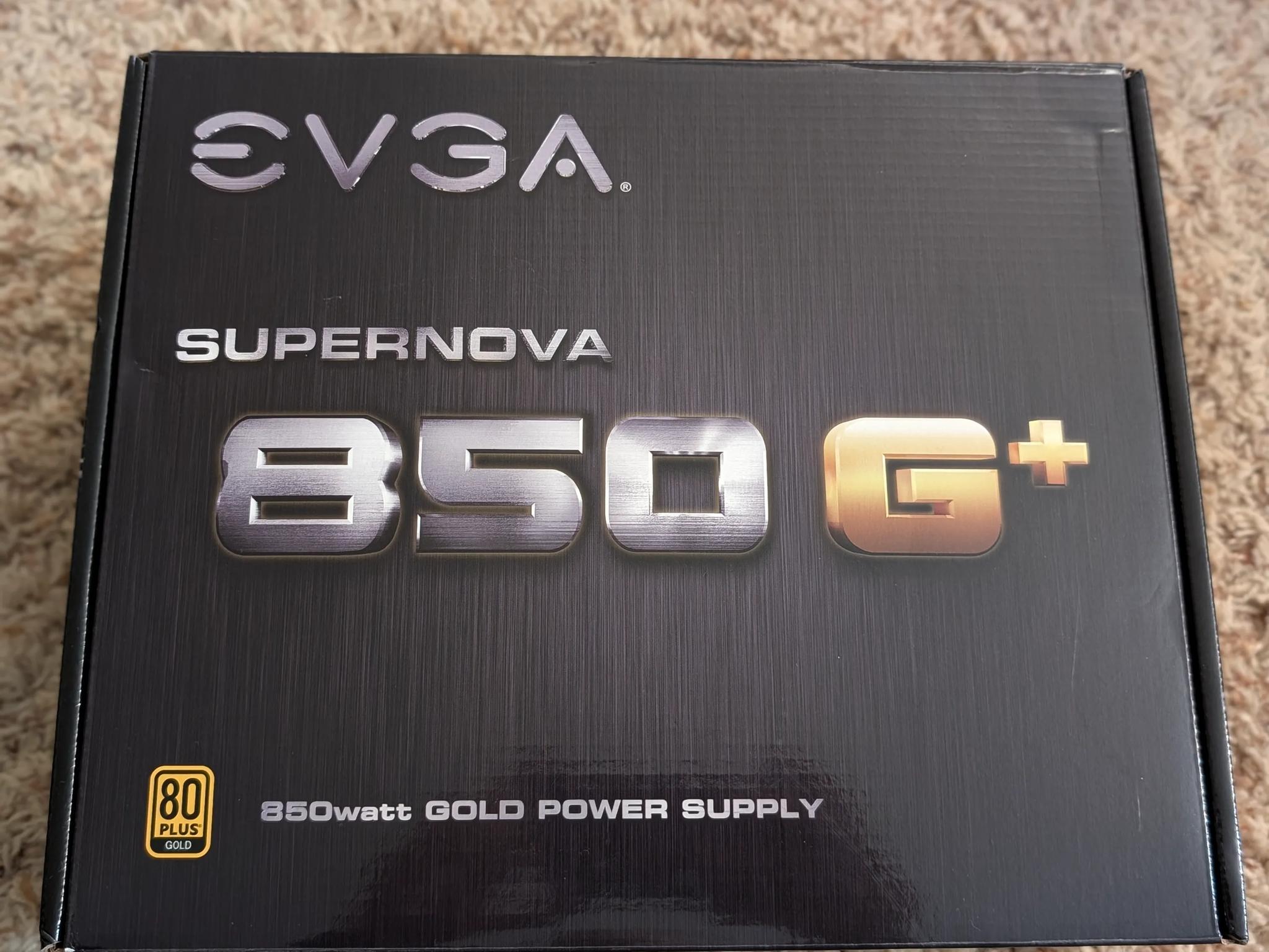 EVGA SuperNOVA 850 G+, 80 Plus Gold 850W, Fully Modular