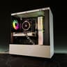 White & RGB Gaming PC | Ryzen 5 3600 & RX 6600