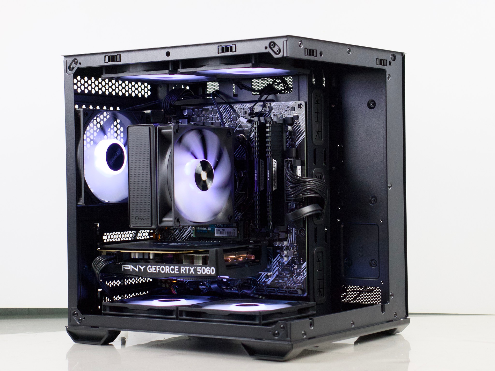 RGB Gaming PC 🔥RTX 5060, Ryzen 7 3700X, 32GB RAM, 1TB SSD, WiFi, BlueTooth 🔥 1440P/1080P Beast