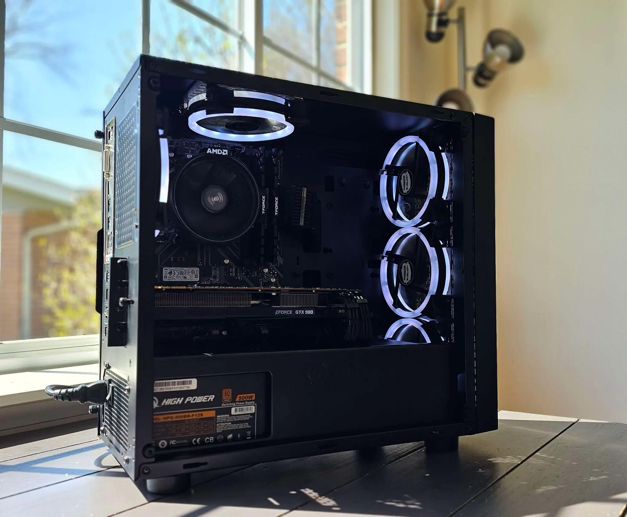 Yin ☯ R7 2700 Gtx 980 Gaming Pc