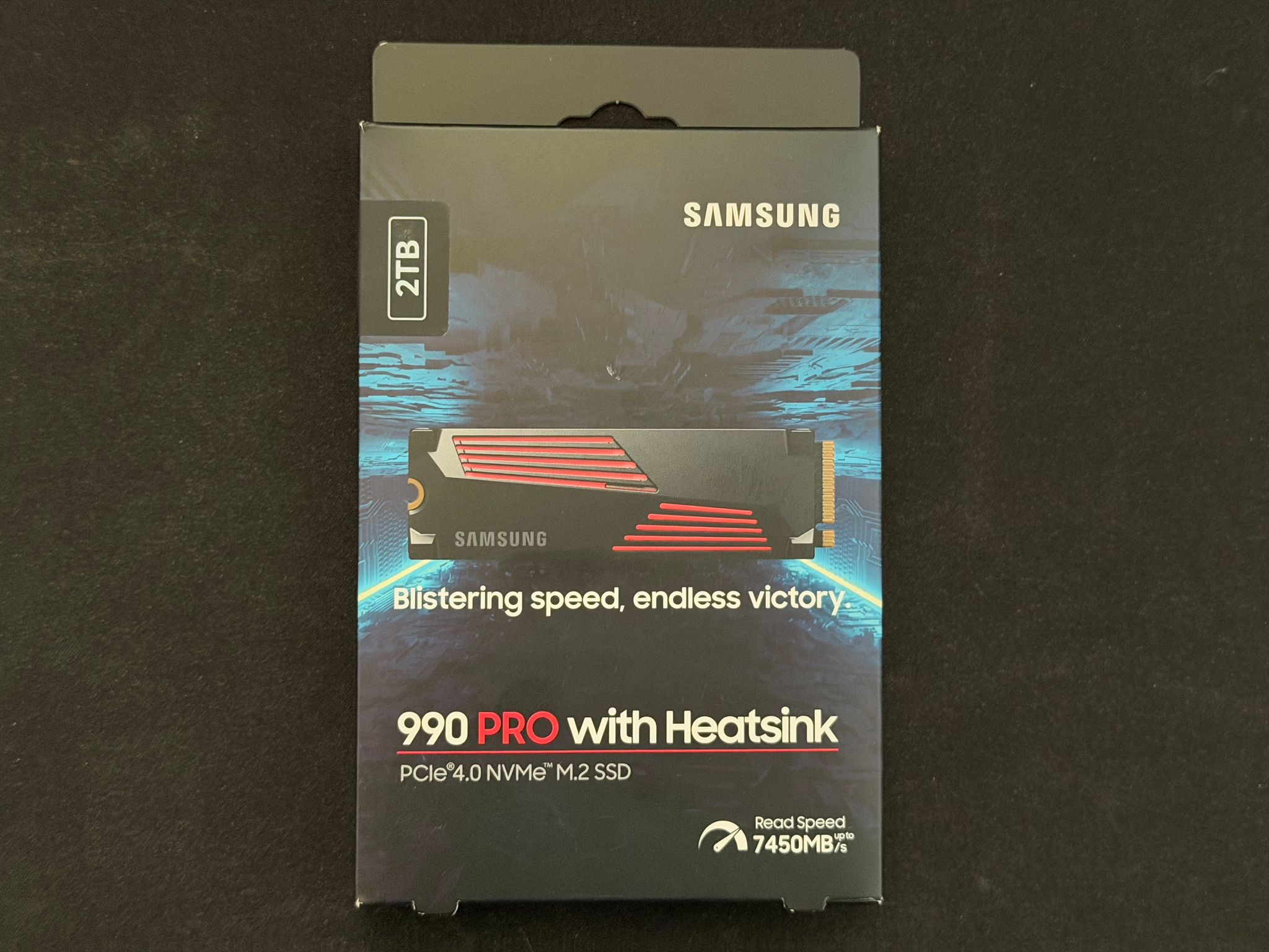 Samsung 990 PRO 2TB with Heatsink – Sealed Retail Box