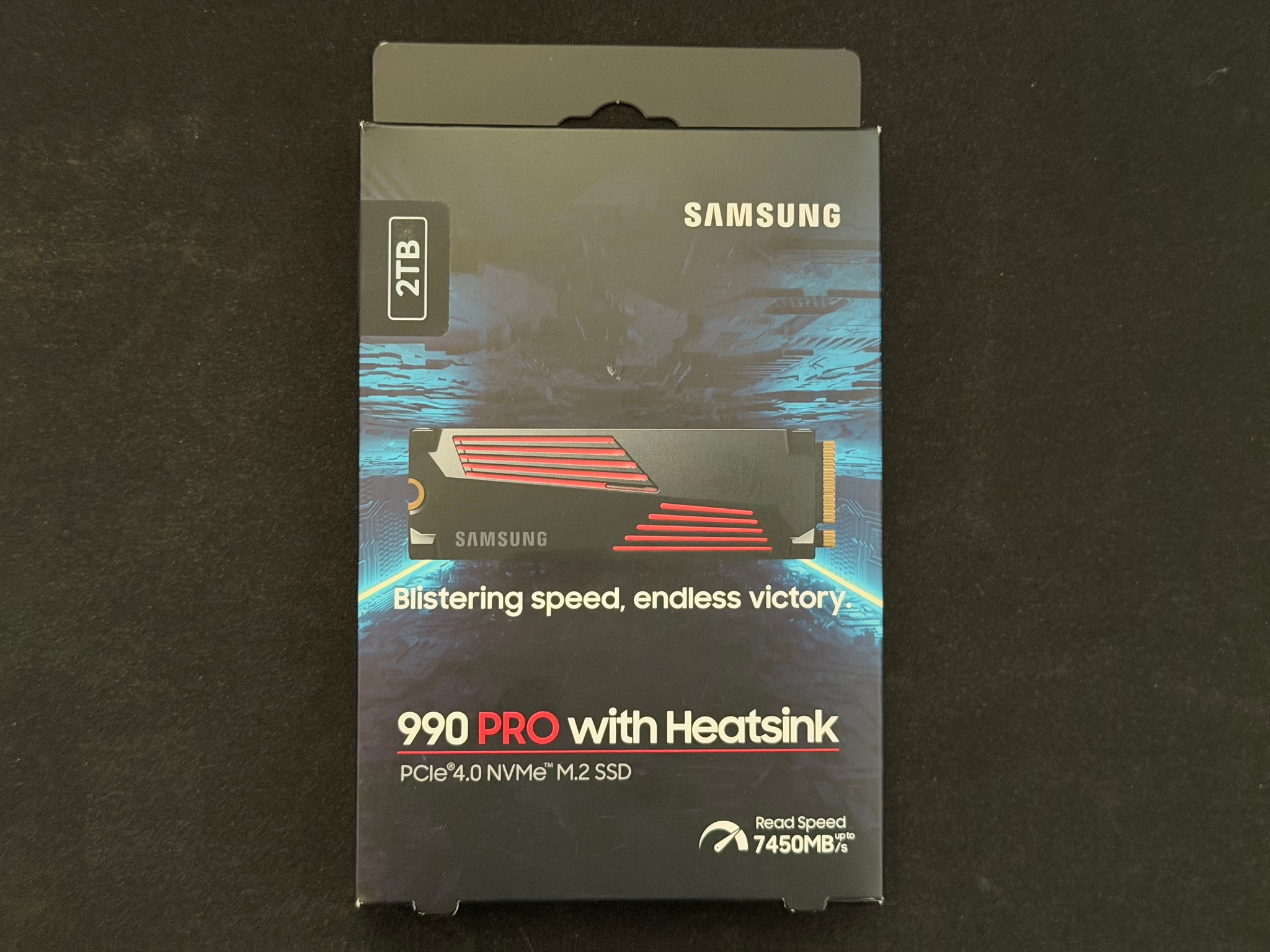 Samsung 990 PRO 2TB with Heatsink – Sealed Retail Box