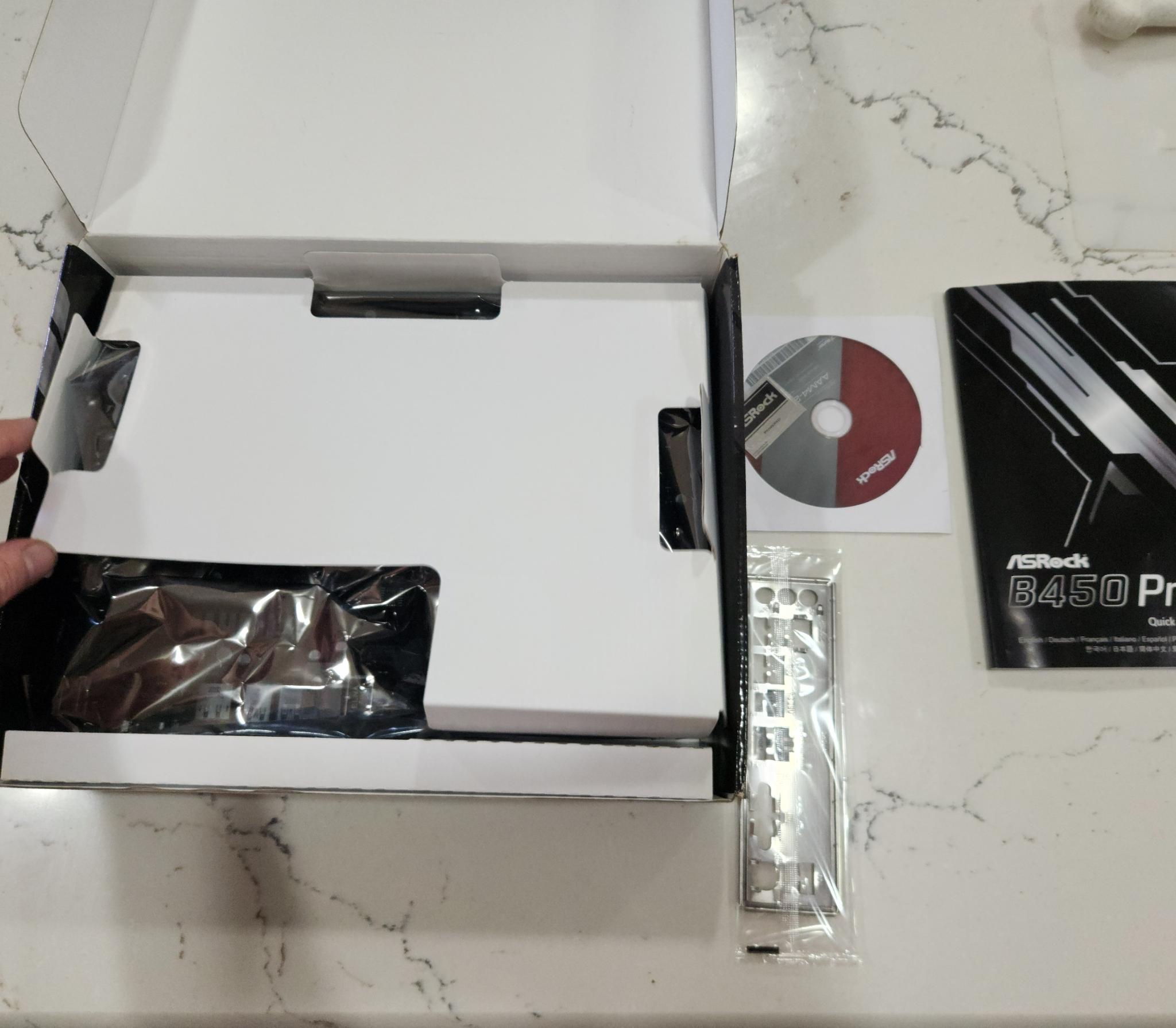 ASROCK B450 PRO4 AM4 MOTHERBOARD