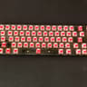 HyperX 65% Mechanical Keyboard W/ Linear Red Switches (Left Shift Stabilizer Popped Off)