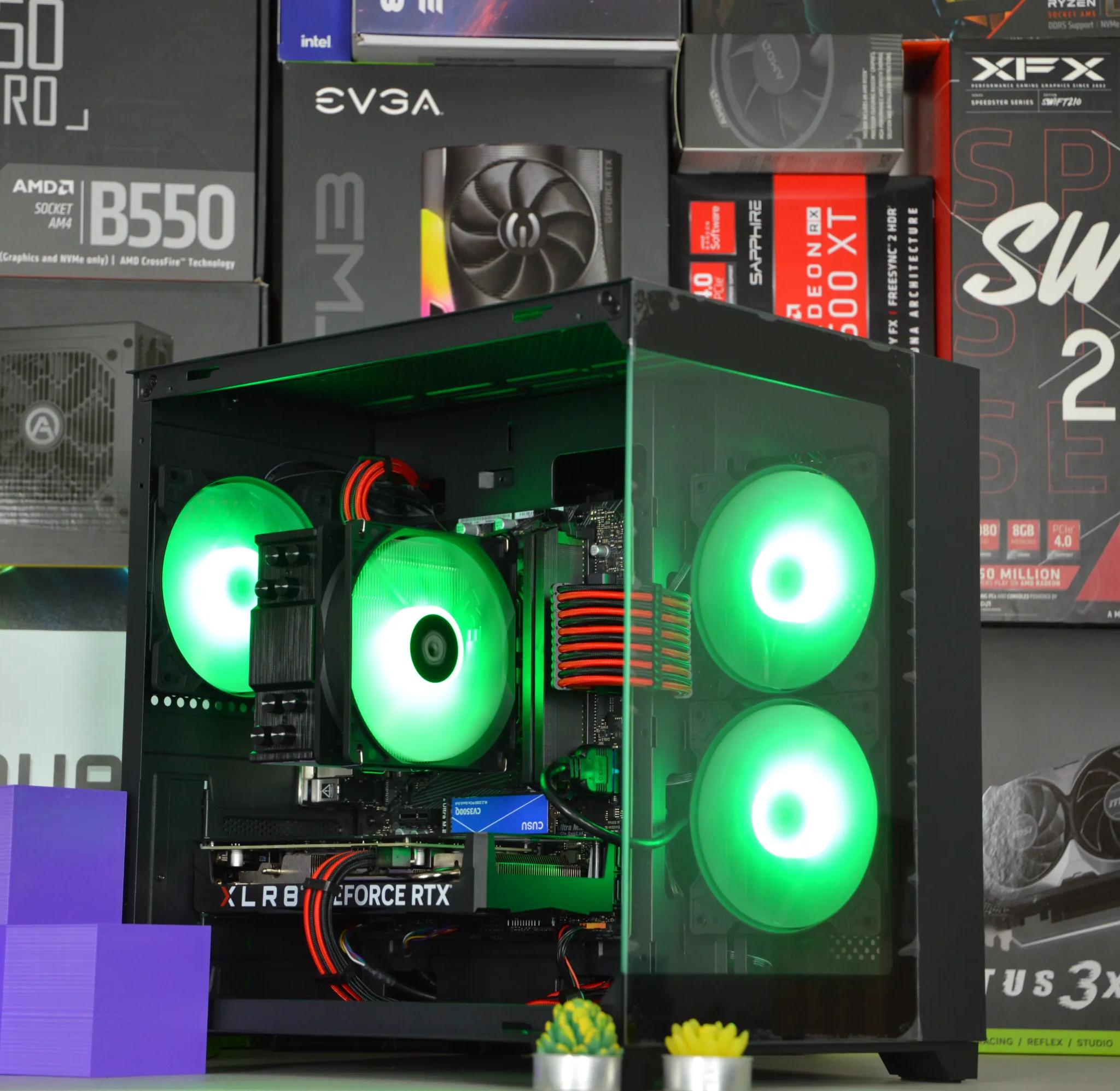 🌋🌋| RTX 4060 8GB | RYZEN 5 5500 | 16GB DDR4 RAM | 1TB NVME SSD | Volcanic Obsidian |